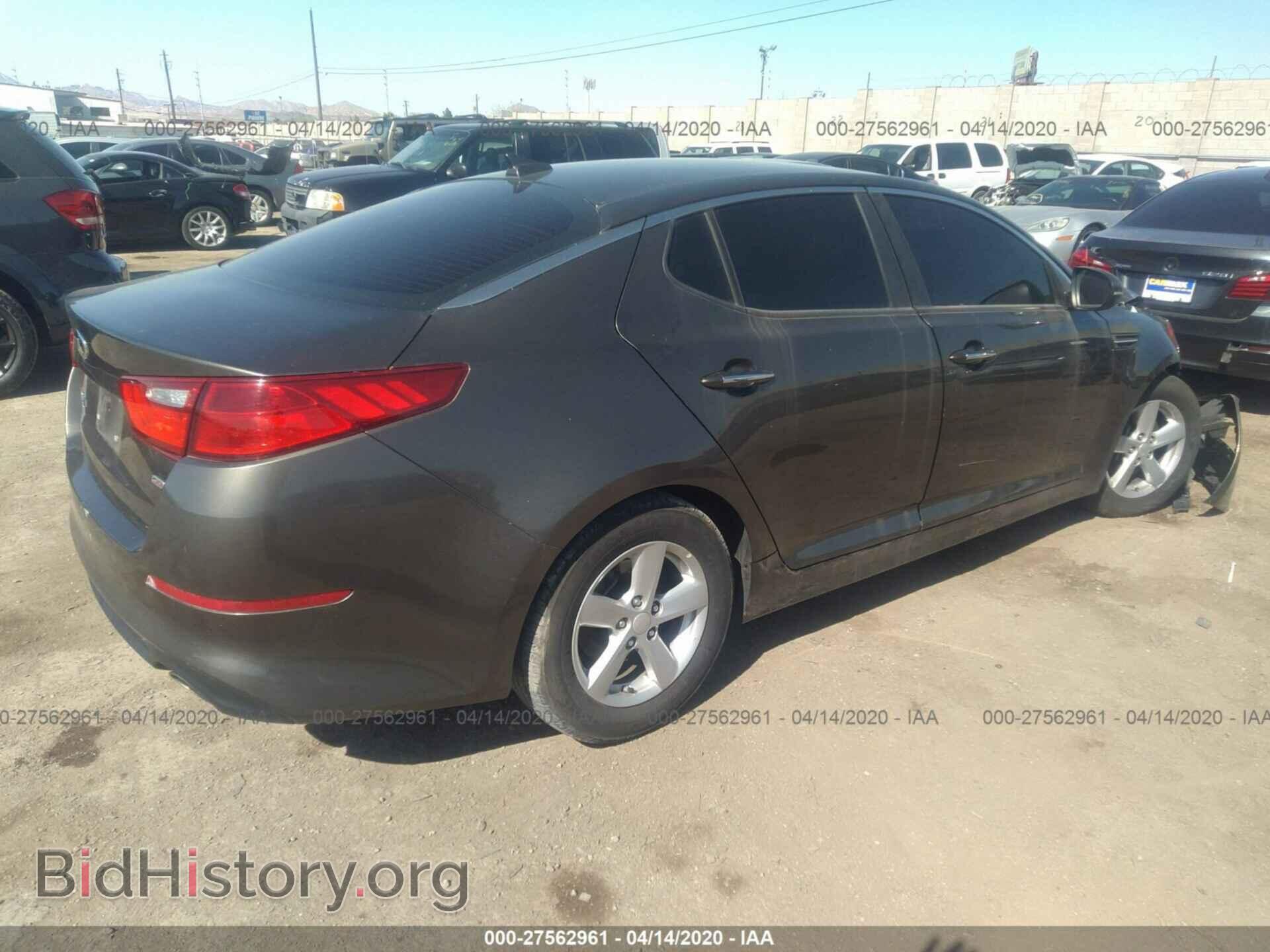 2014 KIA OPTIMA - VIN: 5XXGM4A75EG278601 - Фото 4