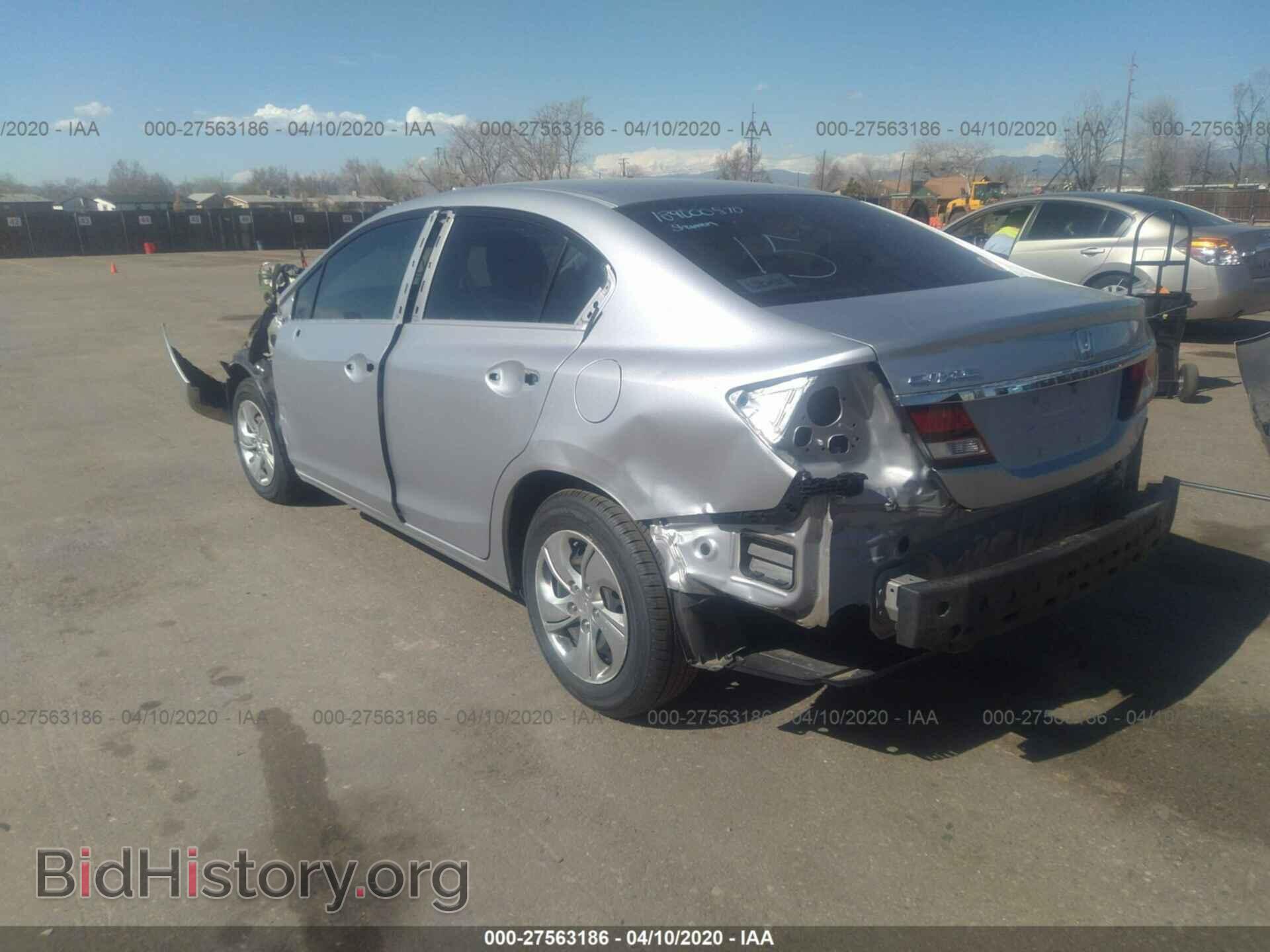2013 HONDA CIVIC - VIN: 2HGFB2F59DH597221 - Фото 3