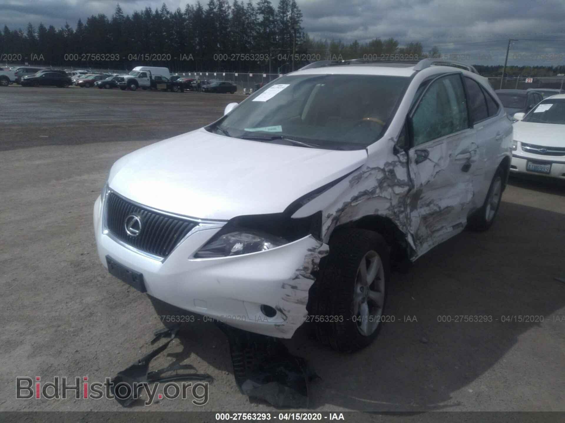 2010 LEXUS RX - VIN: 2T2BK1BA3AC059030 - Photo 2