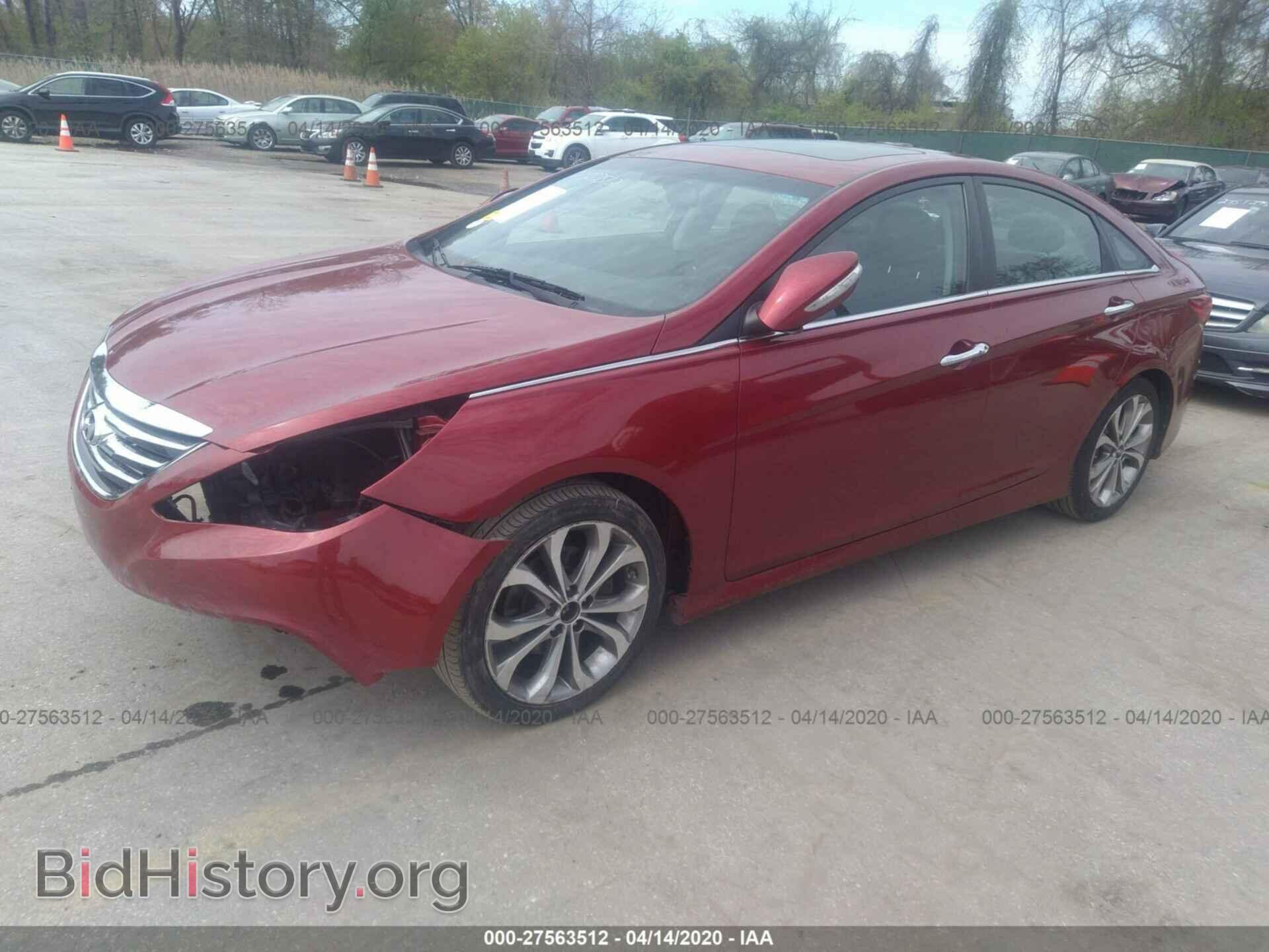 2014 HYUNDAI SONATA - VIN: 5NPEC4AC0EH822580 - Фото 2