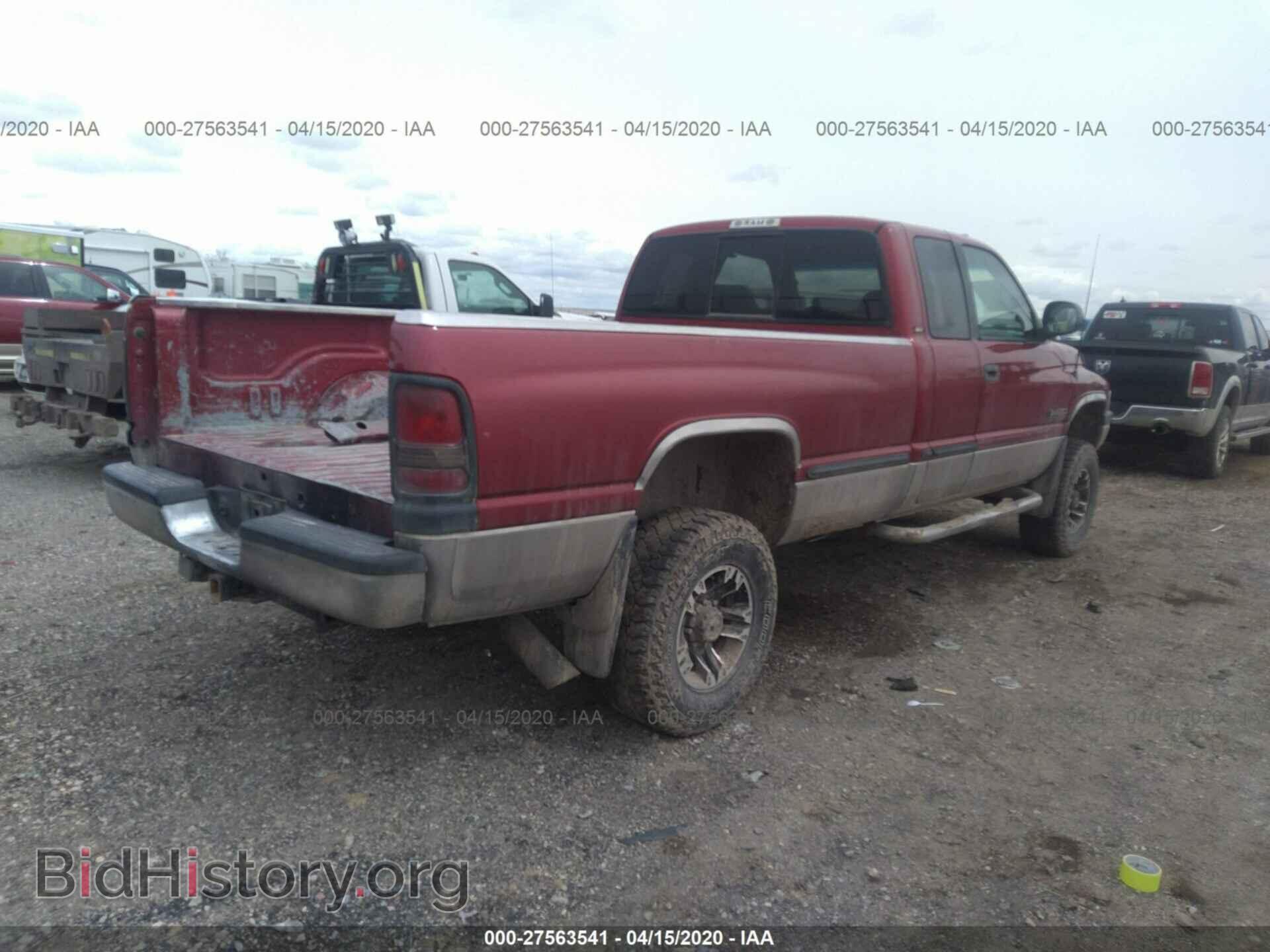 1998 DODGE RAM 2500 - VIN: 1B7KF23D6WJ149727 - Фото 4