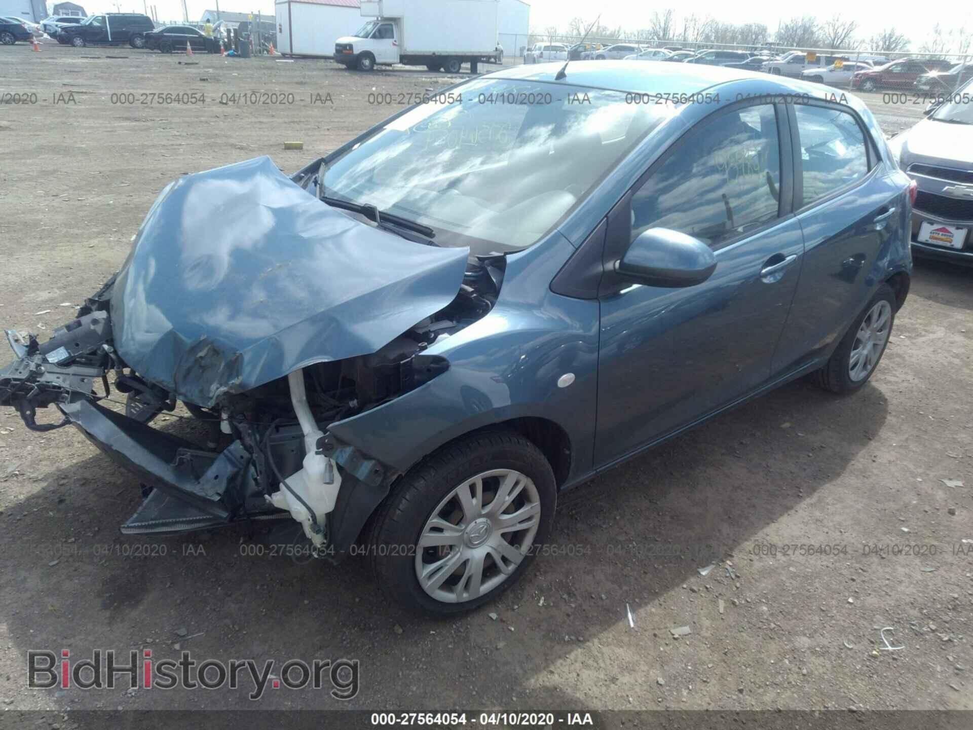 2014 MAZDA MAZDA2 - VIN: JM1DE1KY2E0177586 - Фото 2