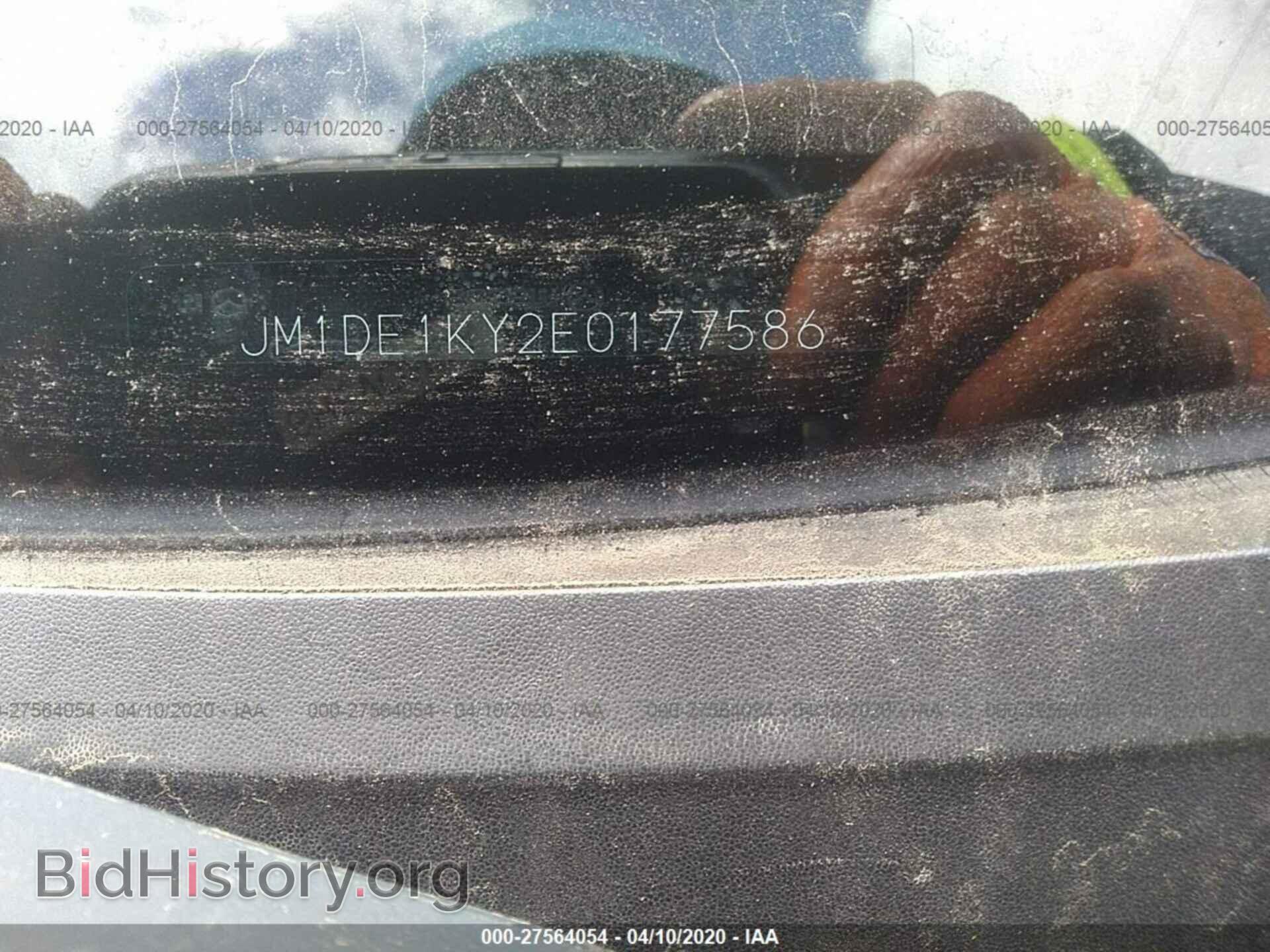 2014 MAZDA MAZDA2 - VIN: JM1DE1KY2E0177586 - Фото 9