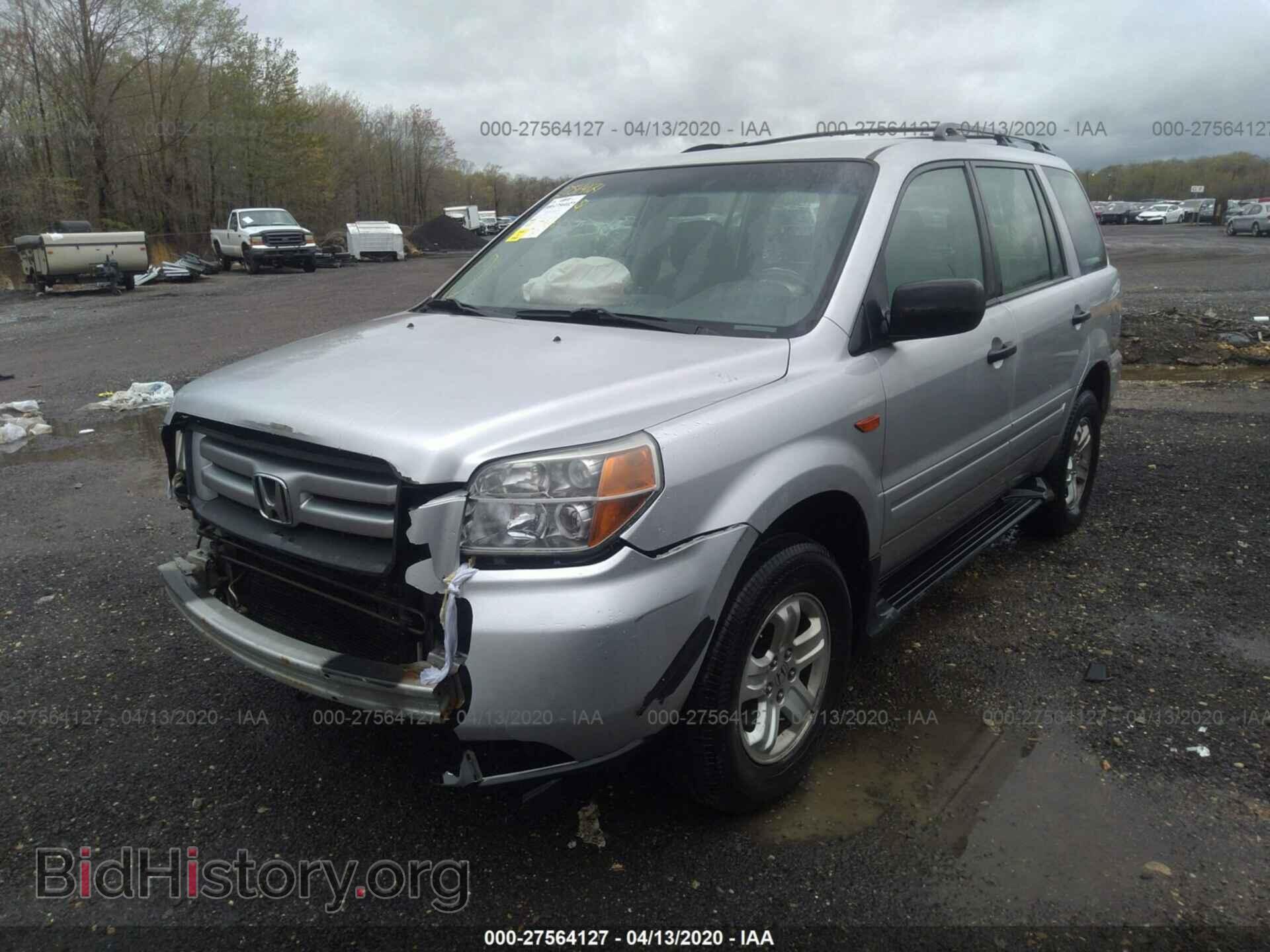 2007 HONDA PILOT - VIN: 2HKYF18117H508091 - Фото 2