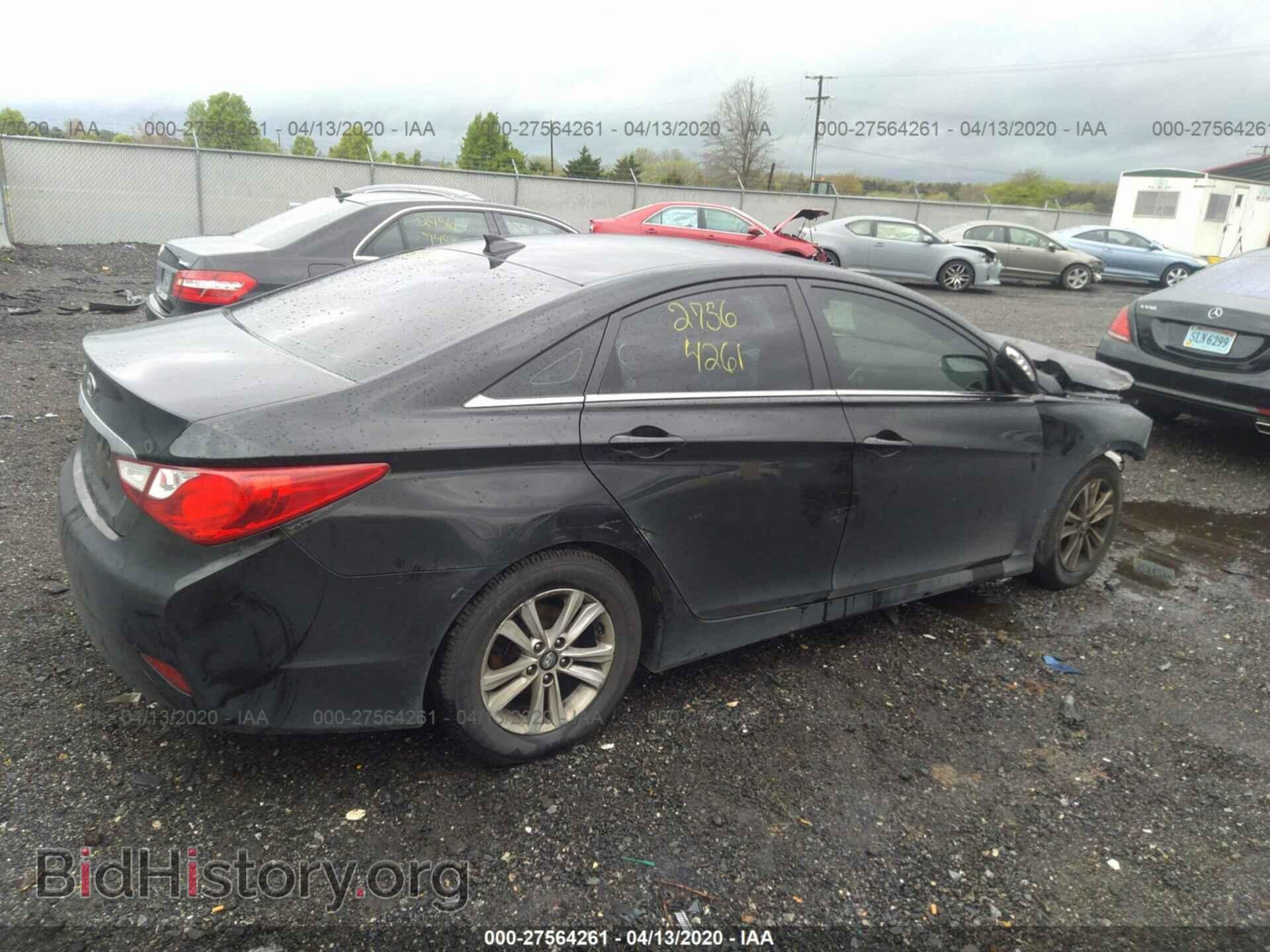 2014 HYUNDAI SONATA - VIN: 5NPEB4AC4EH839093 - Фото 4