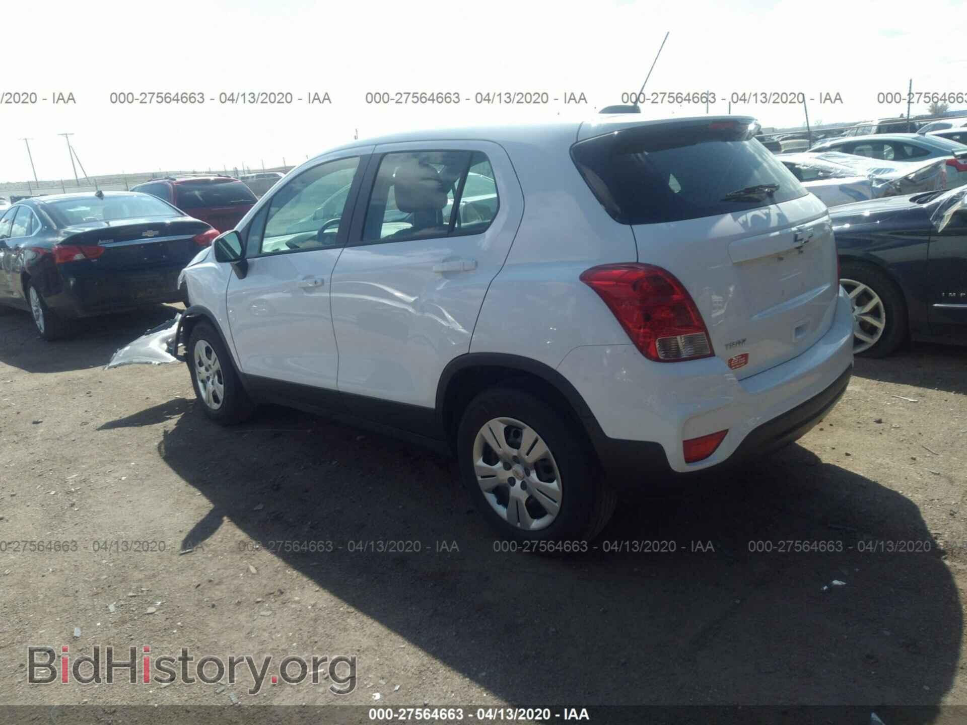 2018 CHEVROLET TRAX - VIN: KL7CJKSB6JB587344 - Фото 3