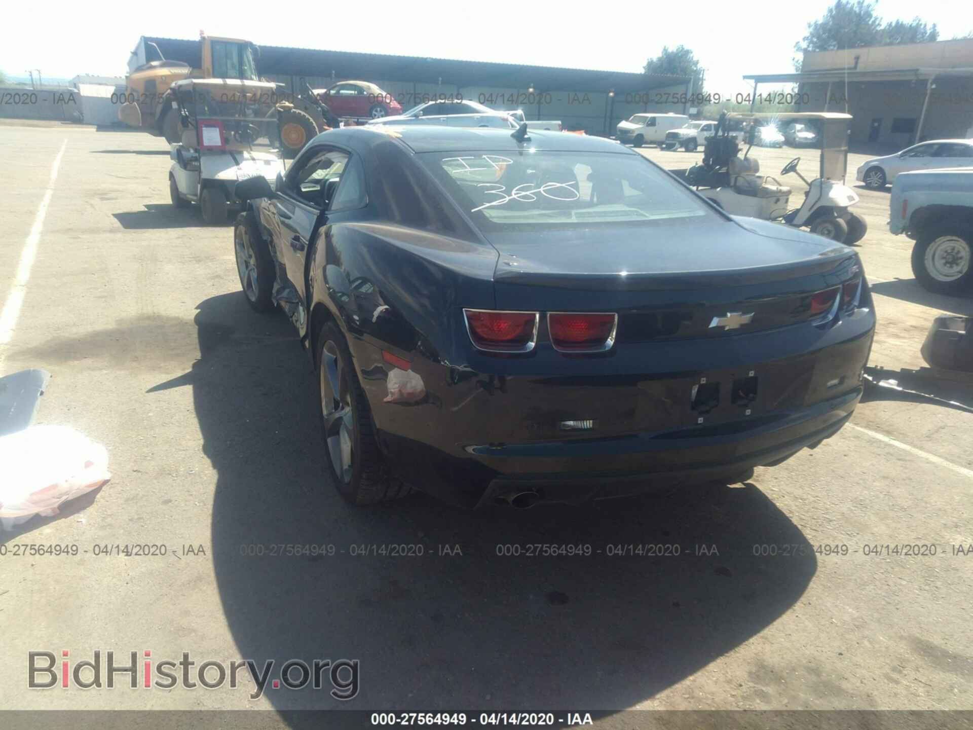 2013 CHEVROLET CAMARO - VIN: 2G1FC1E38D9120420 - Фото 3