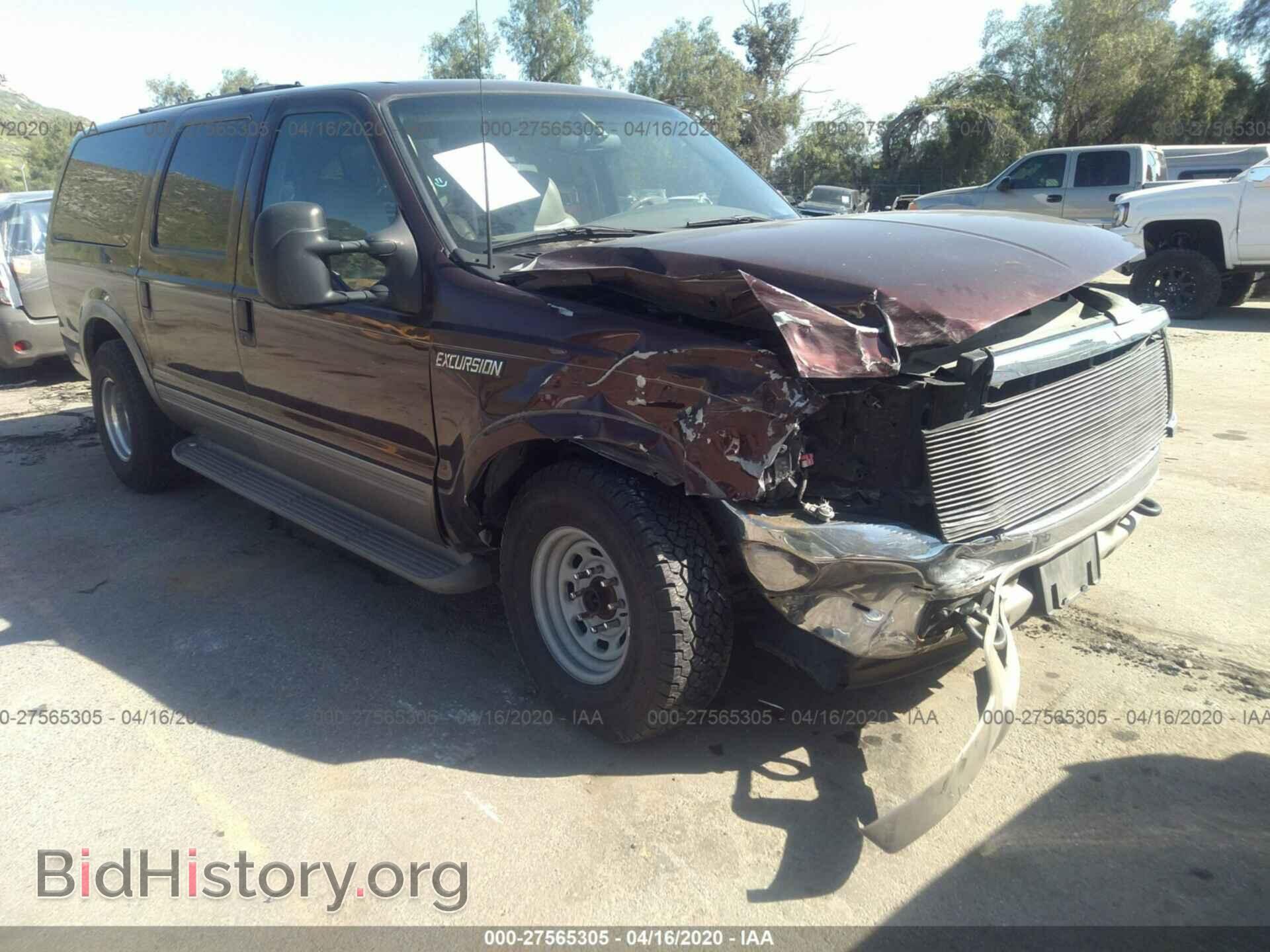 Photo 1FMNU42S91EB30729 - FORD EXCURSION 2001