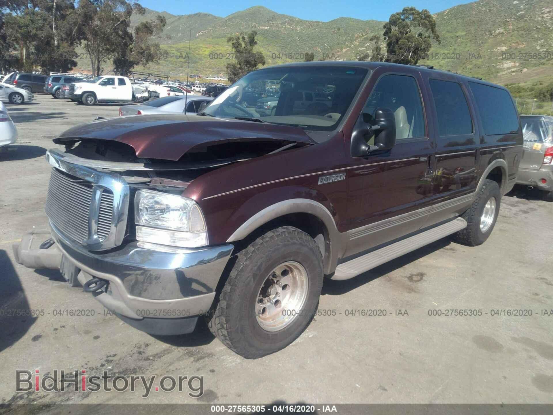 2001 FORD EXCURSION - VIN: 1FMNU42S91EB30729 - Фото 2