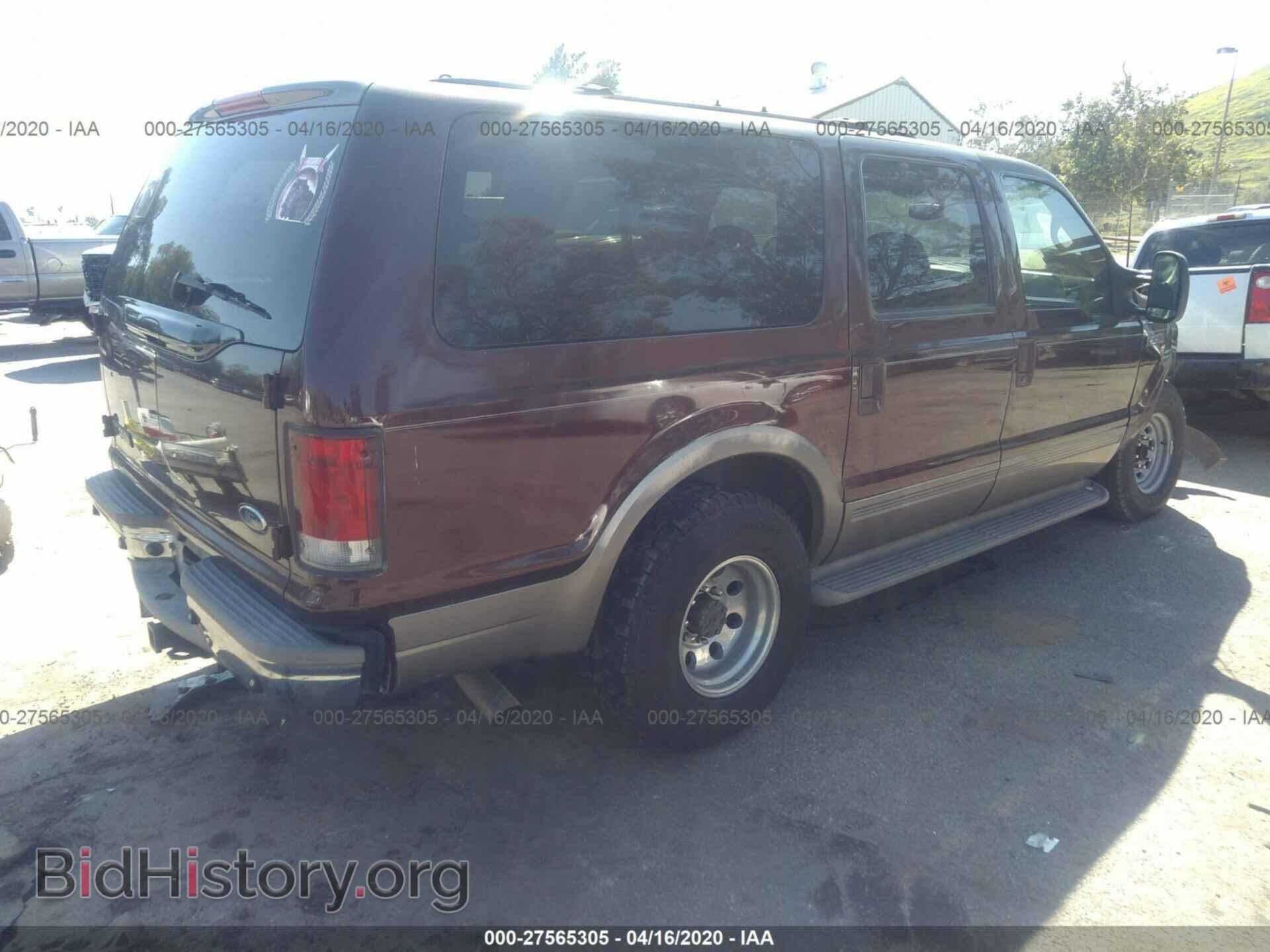 2001 FORD EXCURSION - VIN: 1FMNU42S91EB30729 - Фото 4