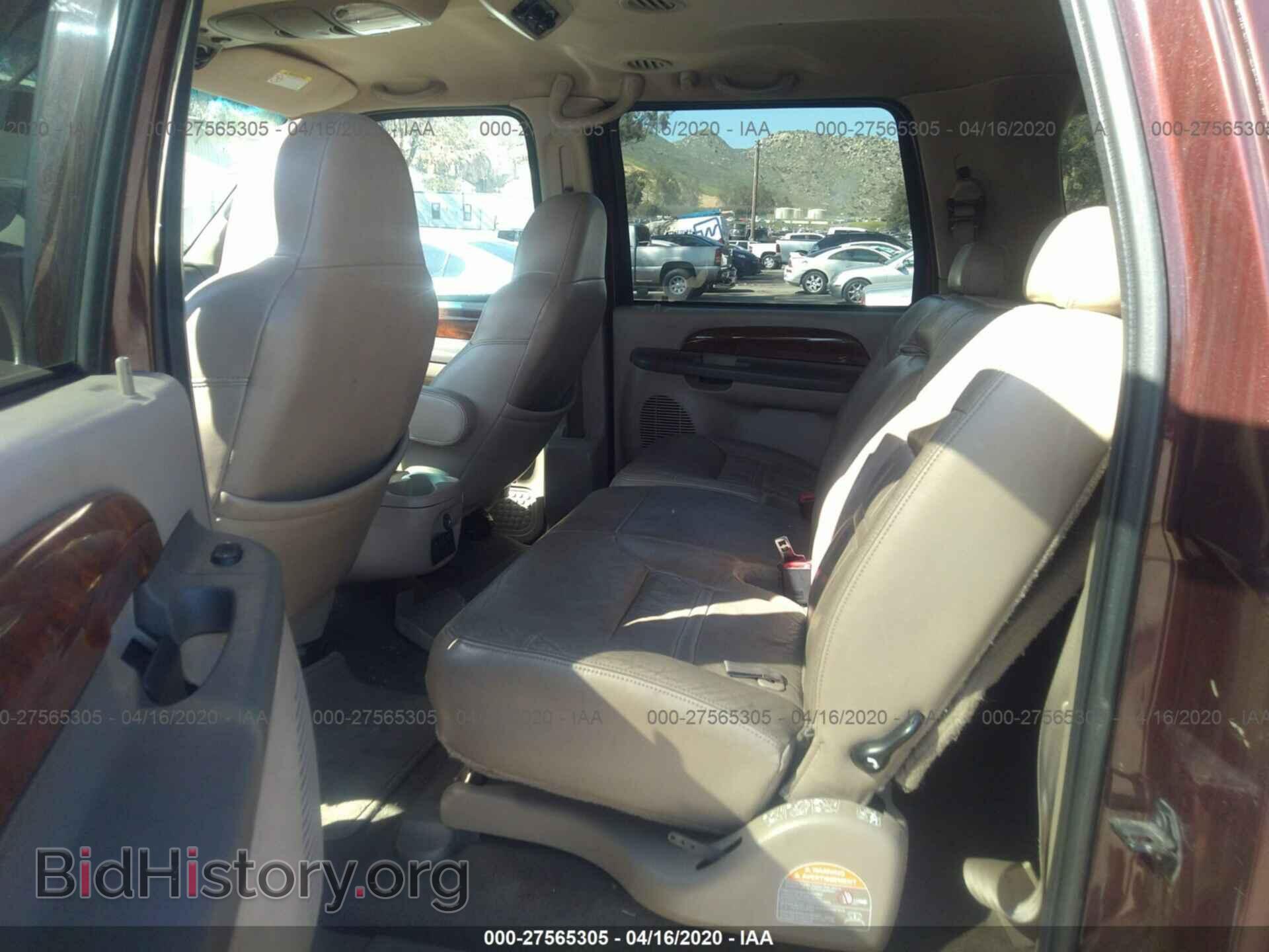 2001 FORD EXCURSION - VIN: 1FMNU42S91EB30729 - Фото 8