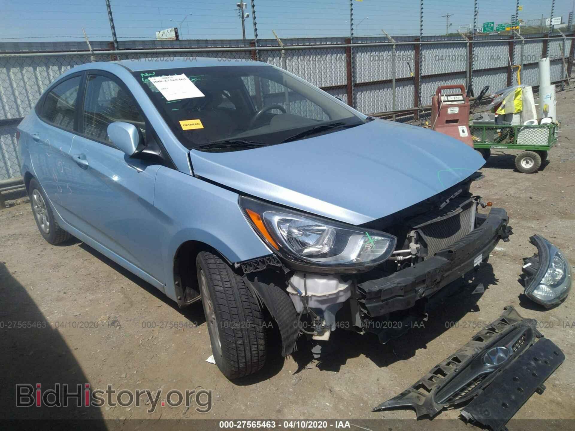 Photo KMHCT4AE7DU525363 - HYUNDAI ACCENT 2013
