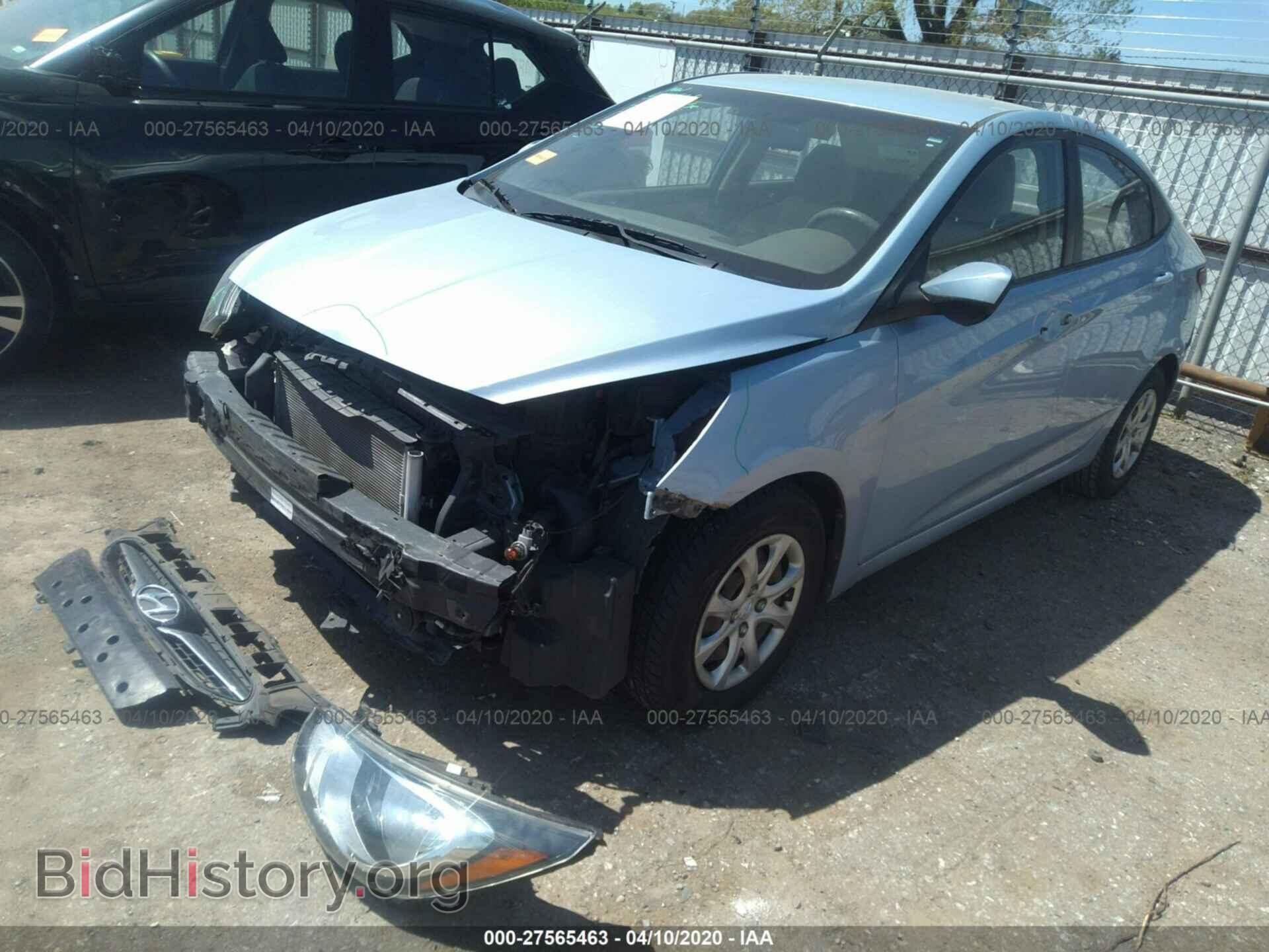 2013 HYUNDAI ACCENT - VIN: KMHCT4AE7DU525363 - Фото 2
