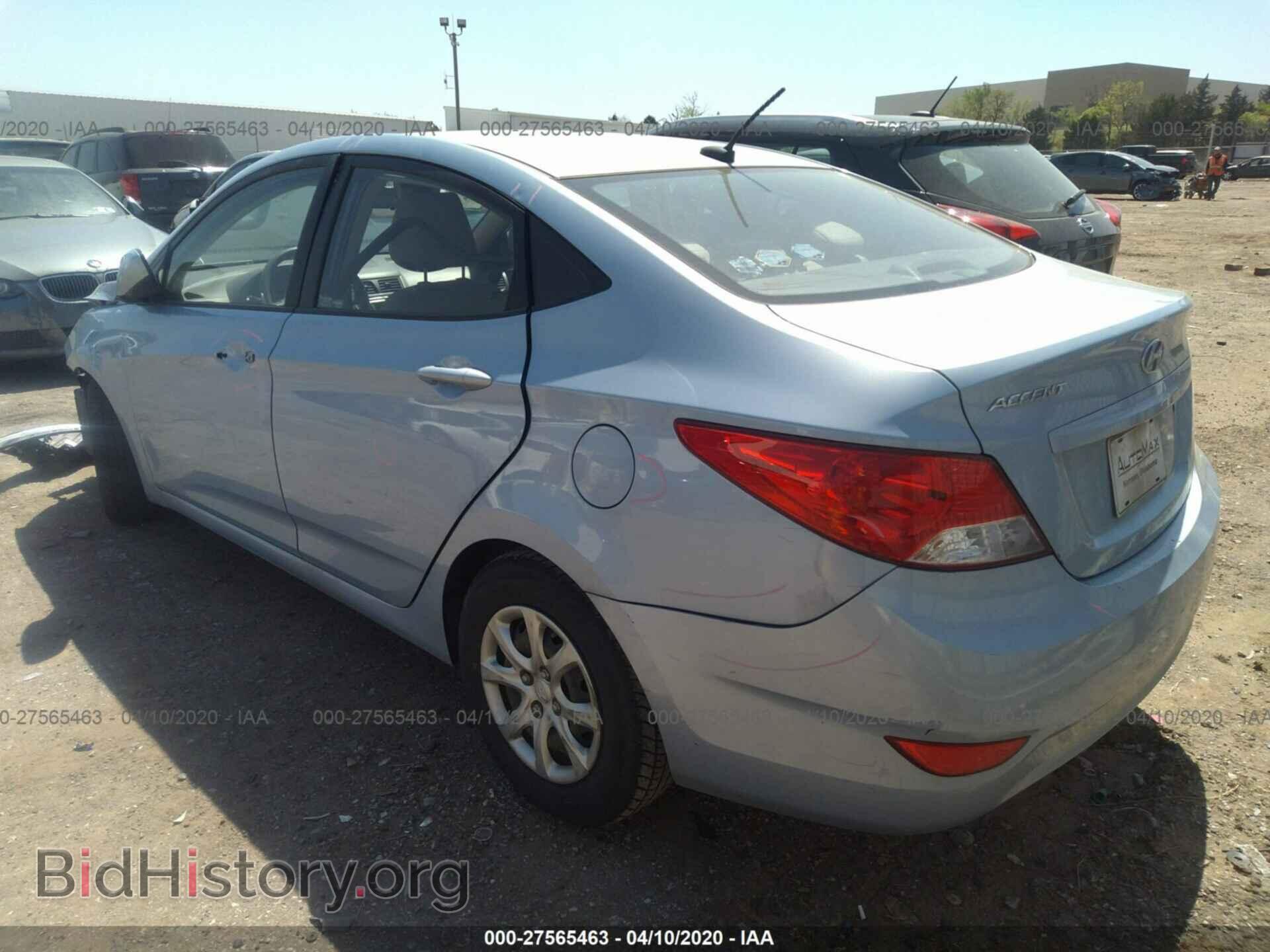 2013 HYUNDAI ACCENT - VIN: KMHCT4AE7DU525363 - Фото 3