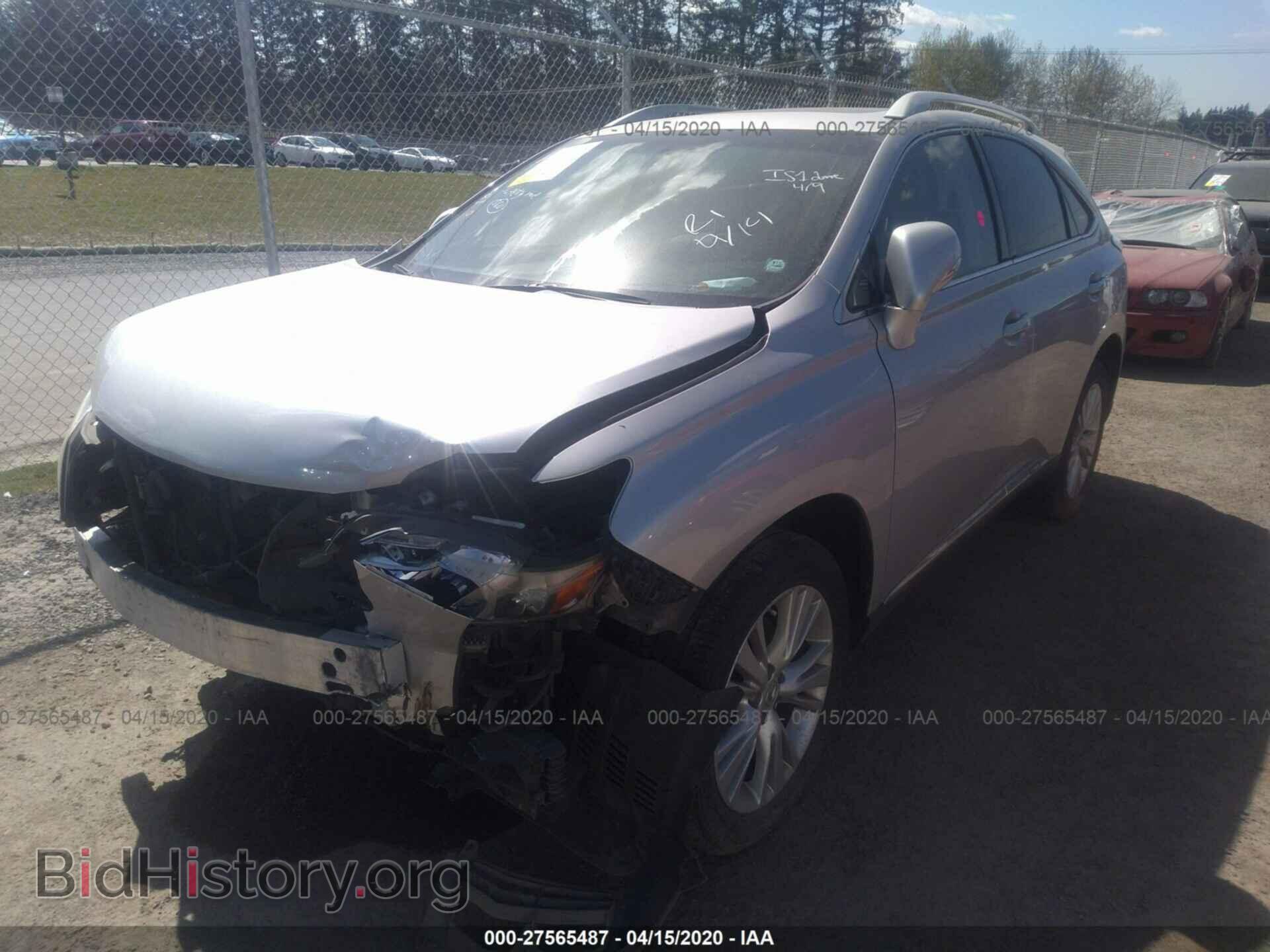 2010 LEXUS RX - VIN: JTJBC1BA2A2405159 - Фото 2