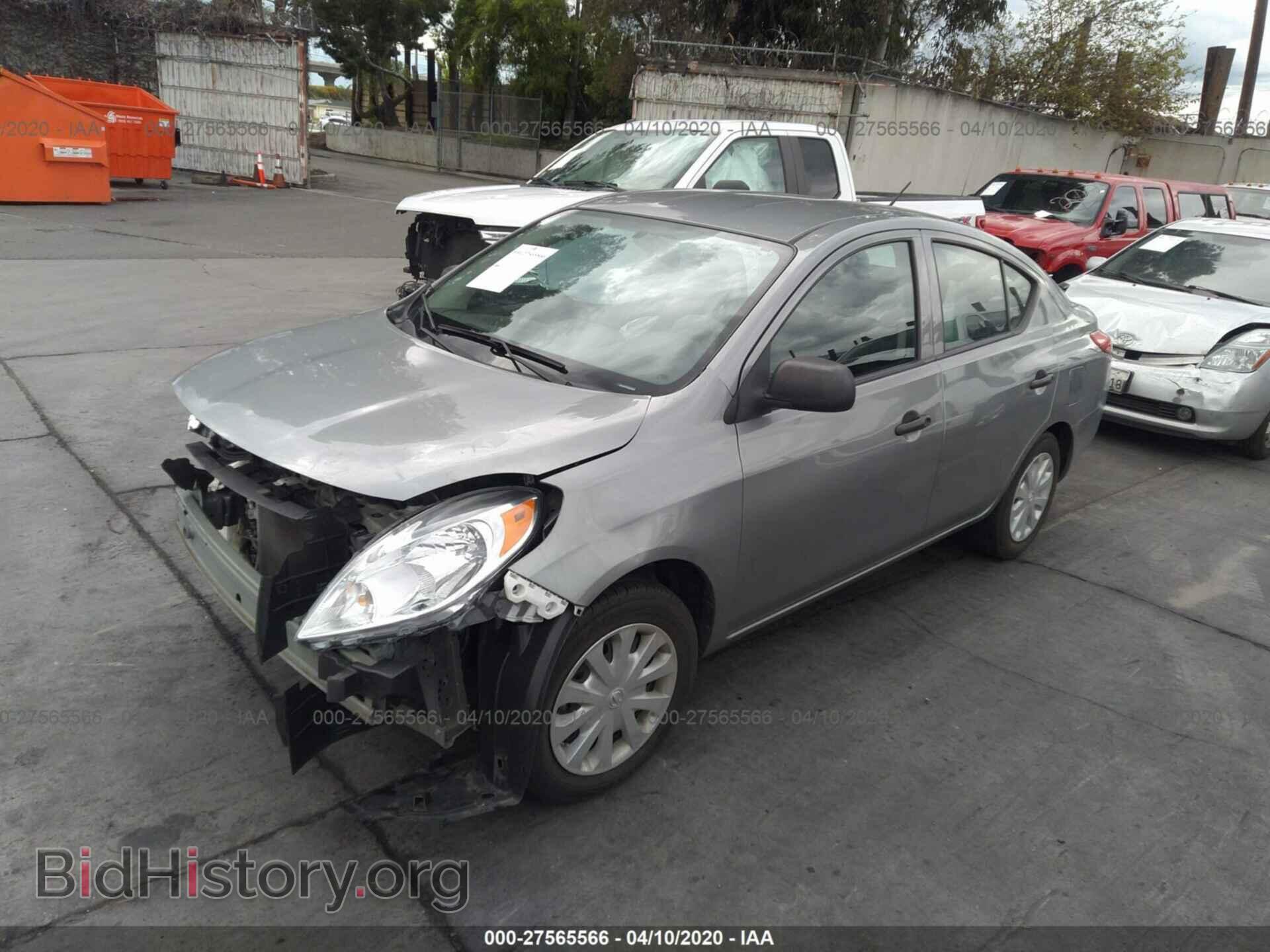 2014 NISSAN VERSA - VIN: 3N1CN7AP1EL853877 - Фото 2