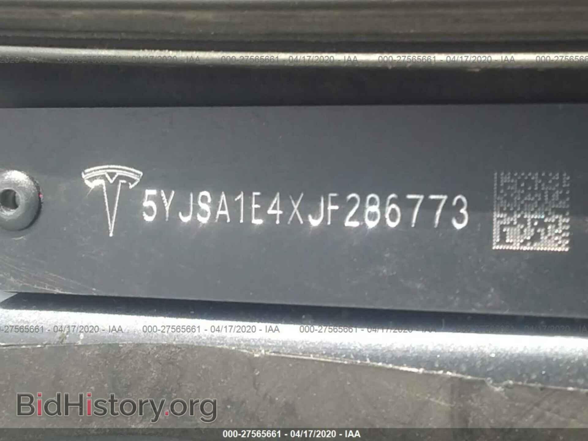 2018 TESLA MODEL S - VIN: 5YJSA1E4XJF286773 - Photo 9