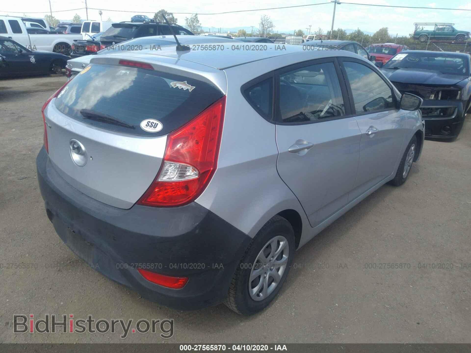 2014 HYUNDAI ACCENT - VIN: KMHCT5AE2EU158475 - Фото 4