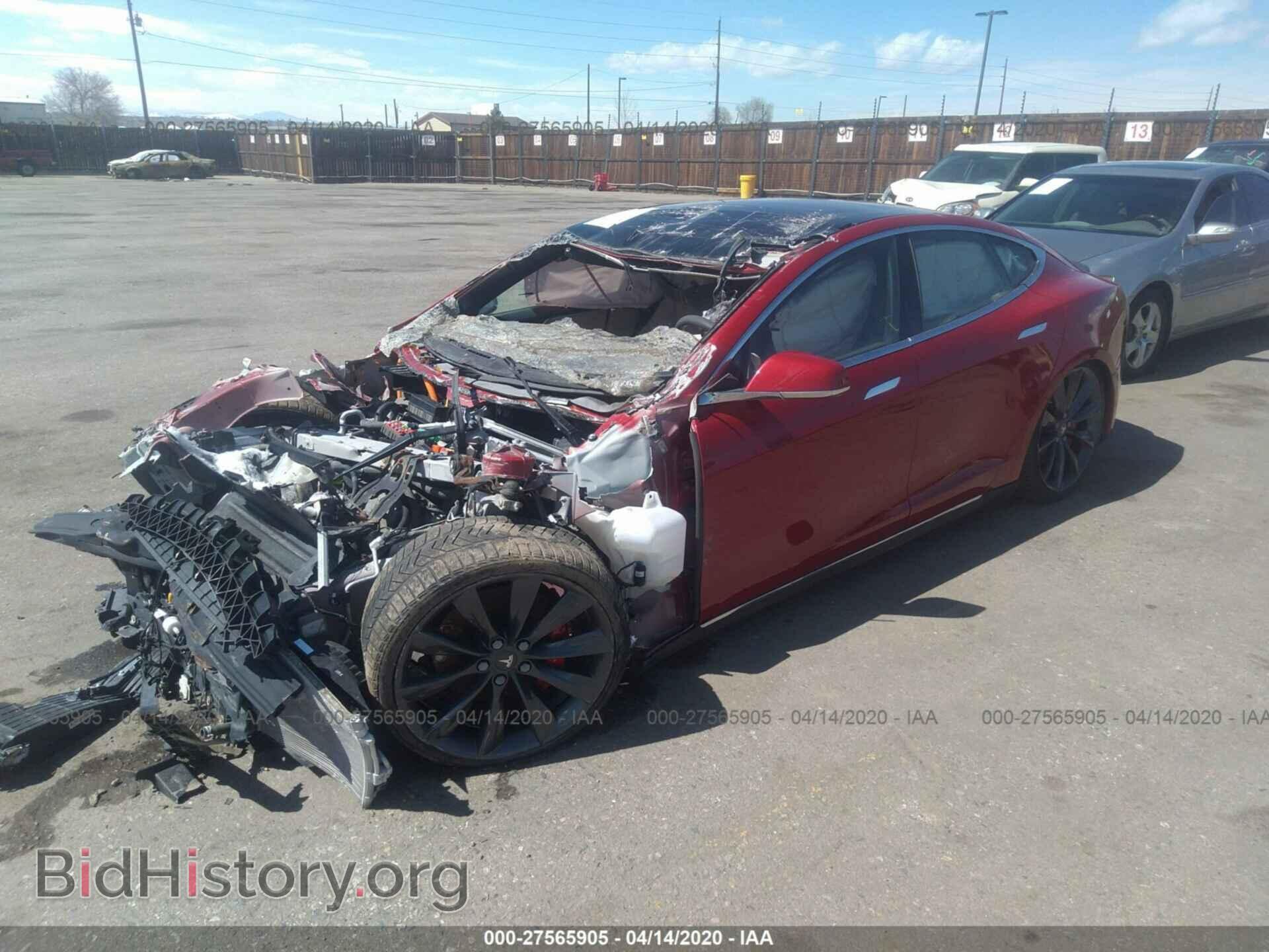 2014 TESLA MODEL S - VIN: 5YJSA1H21EFP65731 - Photo 2
