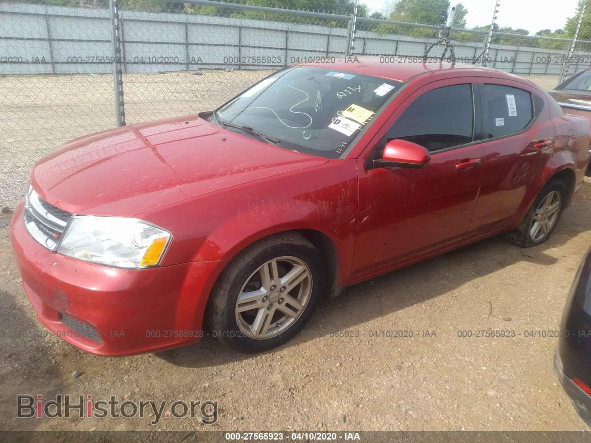 2012 DODGE AVENGER - VIN: 1C3CDZCB5CN217963 - Фото 2