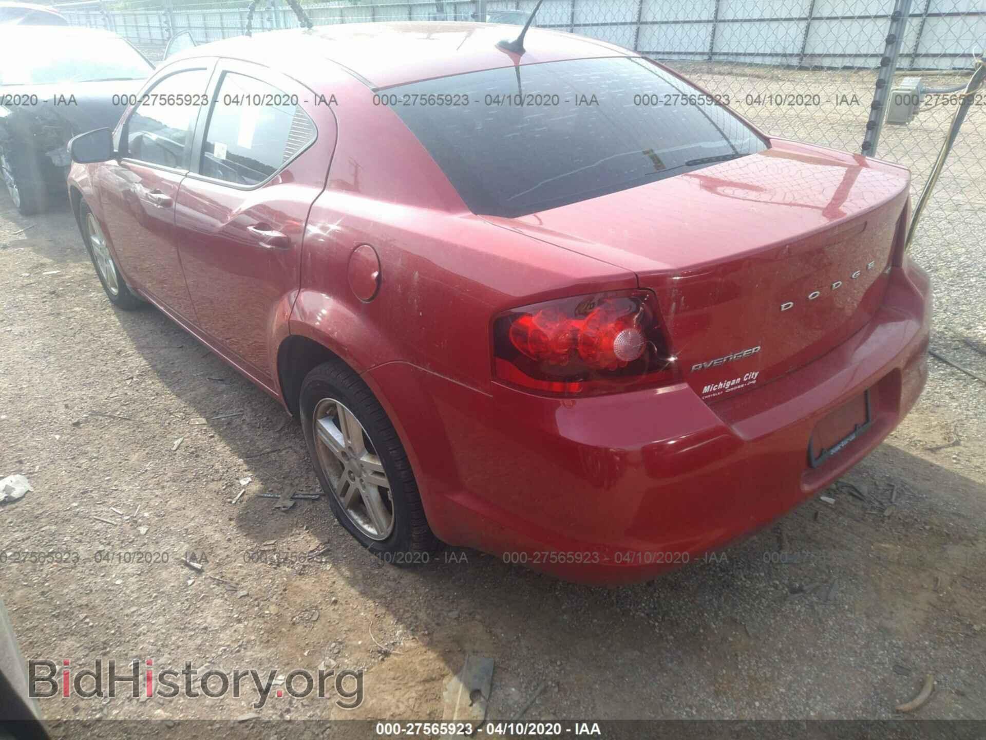 2012 DODGE AVENGER - VIN: 1C3CDZCB5CN217963 - Фото 3