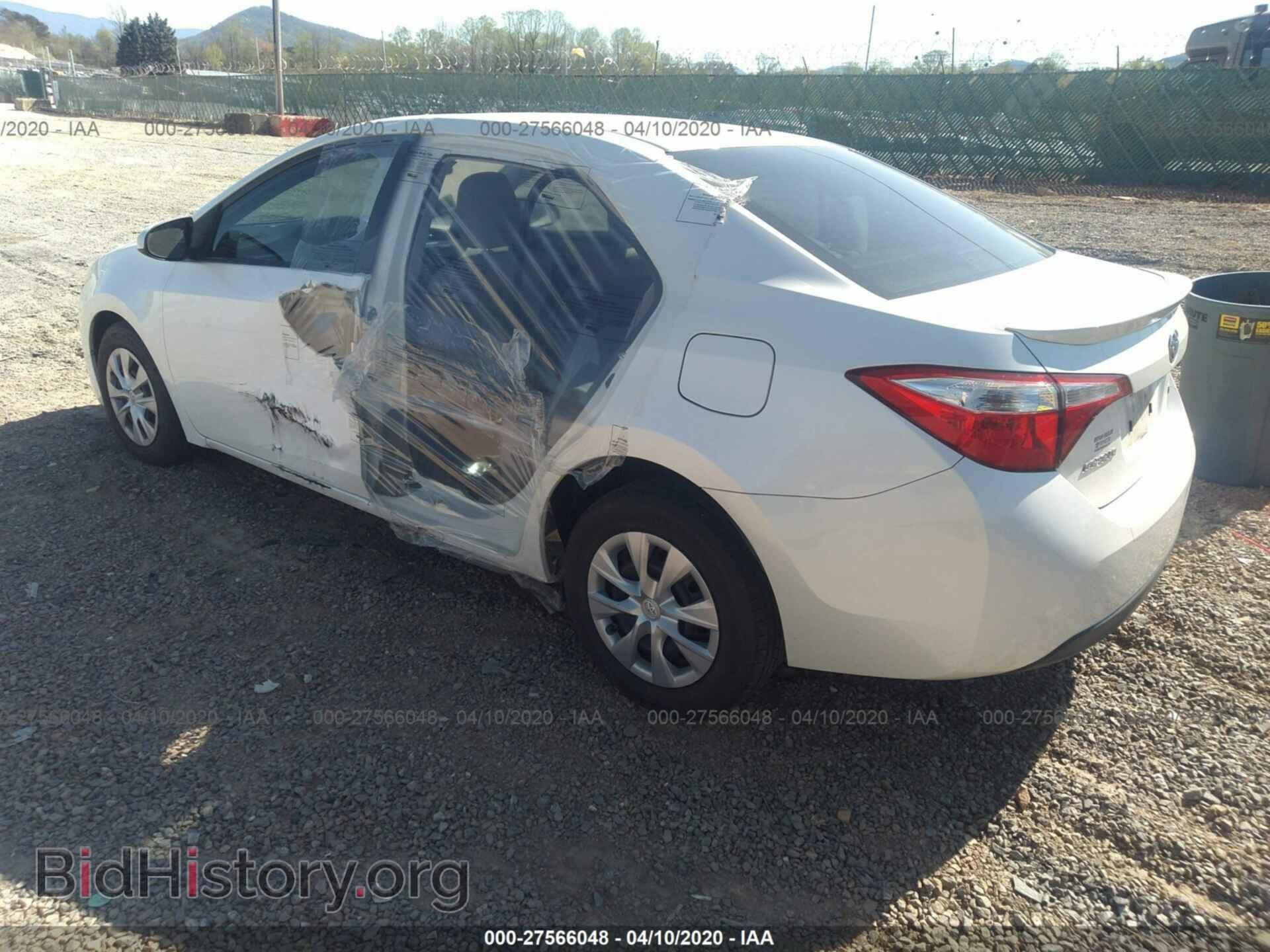 2014 Toyota COROLLA (VIN 5YFBPRHE5EP047921) — фото 3 из 11