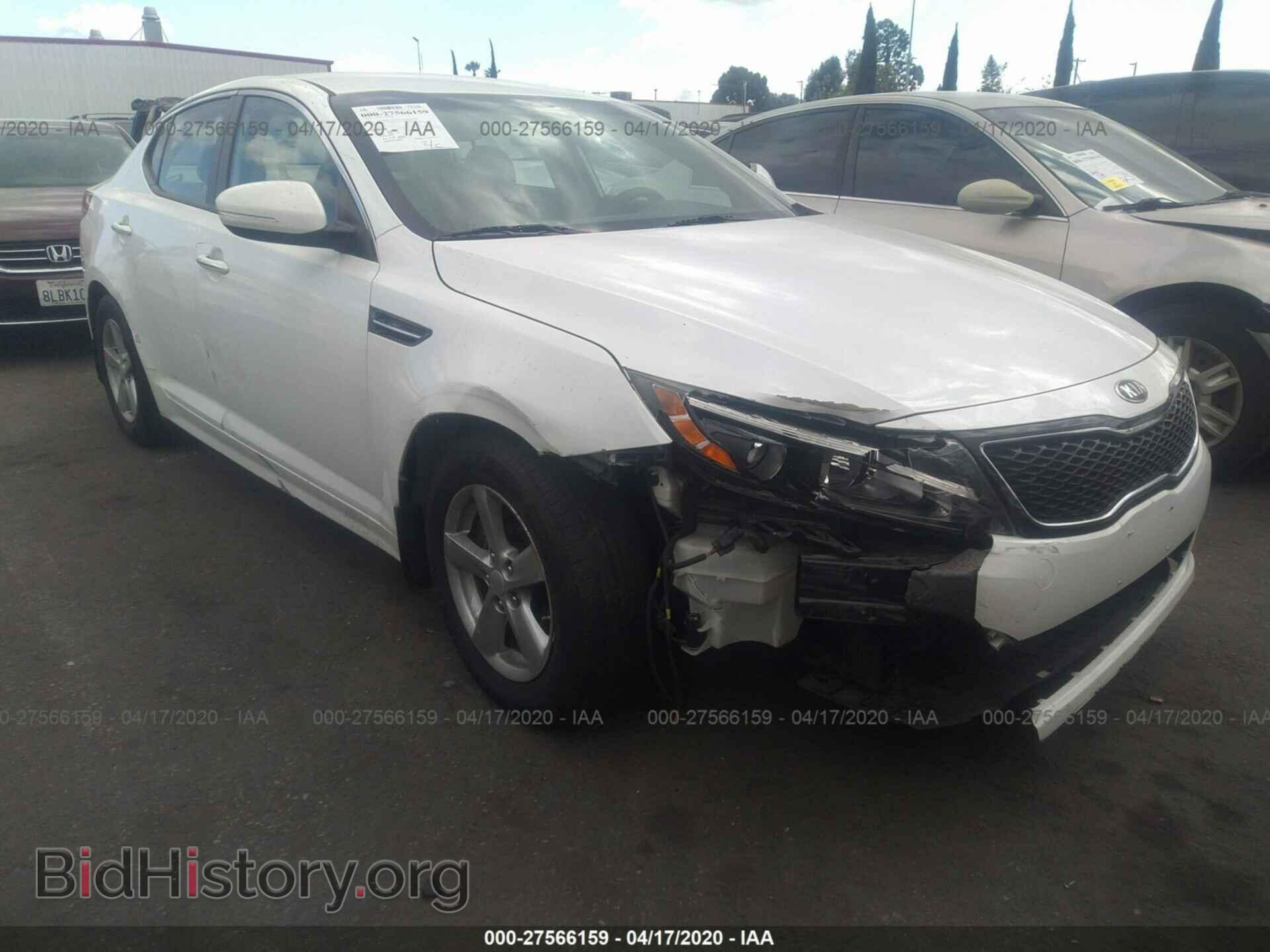 Фотография KNAGM4A73F5560352 - KIA OPTIMA 2015