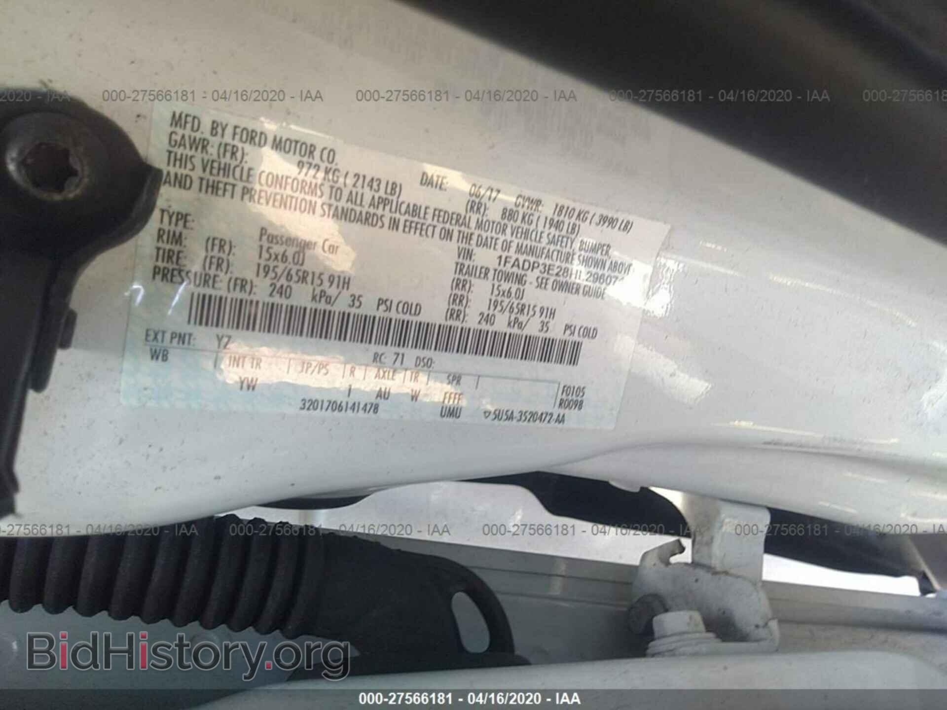 2017 FORD FOCUS - VIN: 1FADP3E28HL296071 - Photo 9