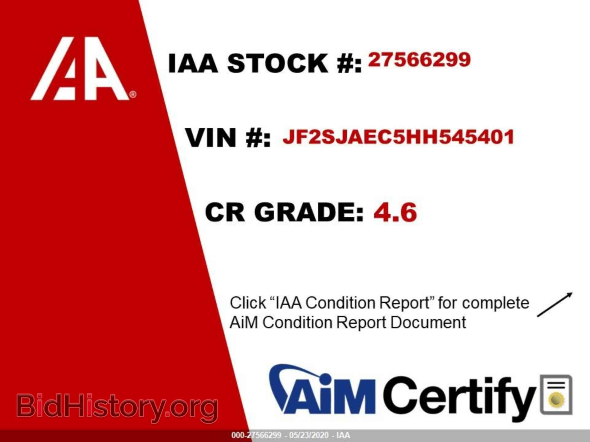 2017 SUBARU FORESTER - VIN: JF2SJAEC5HH545401 - Photo 12