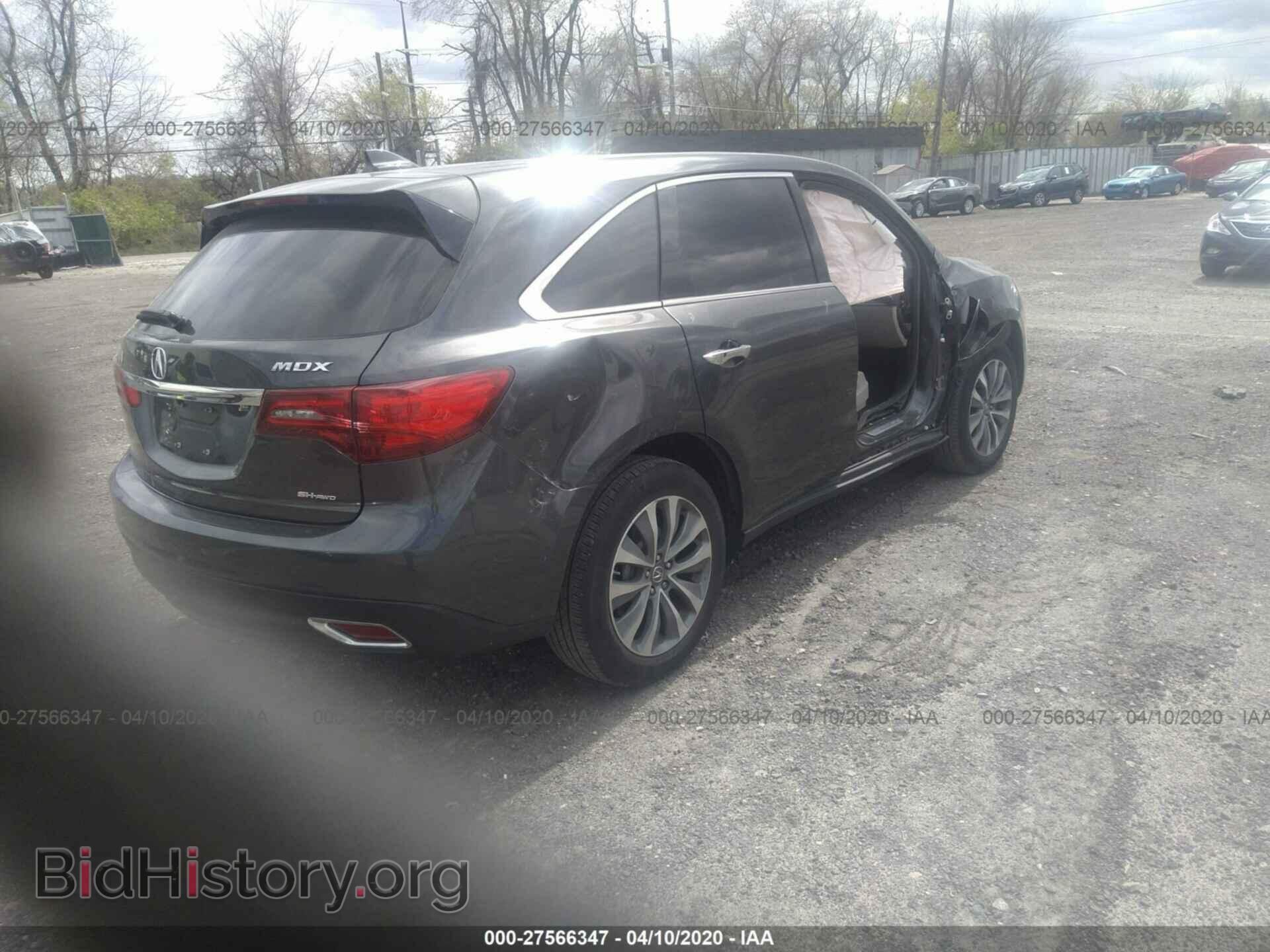 2014 ACURA MDX - VIN: 5FRYD4H48EB037147 - Фото 4