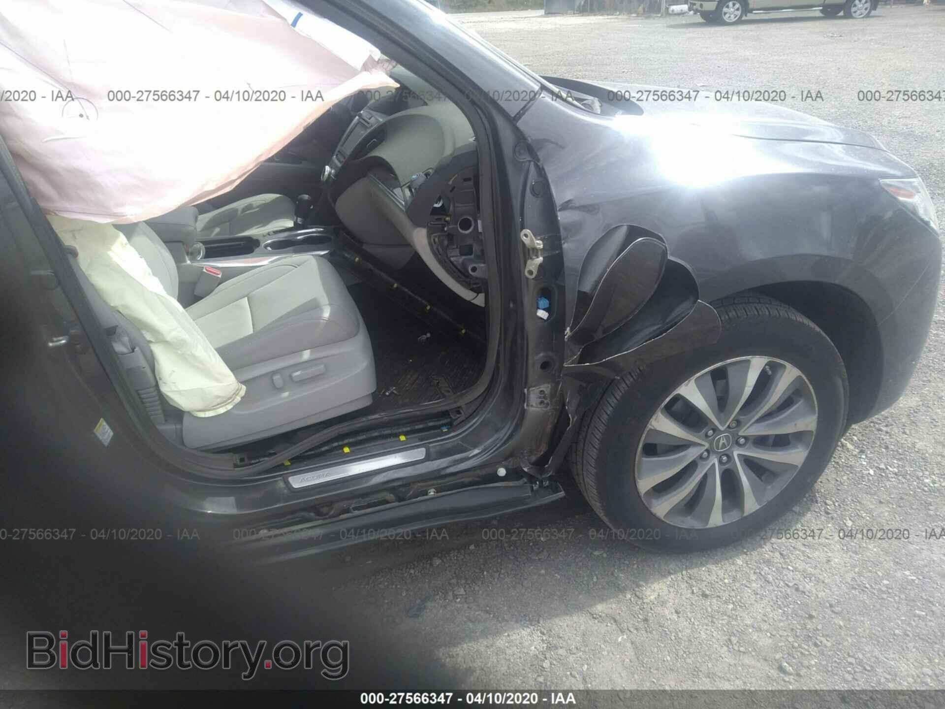 2014 ACURA MDX - VIN: 5FRYD4H48EB037147 - Фото 6