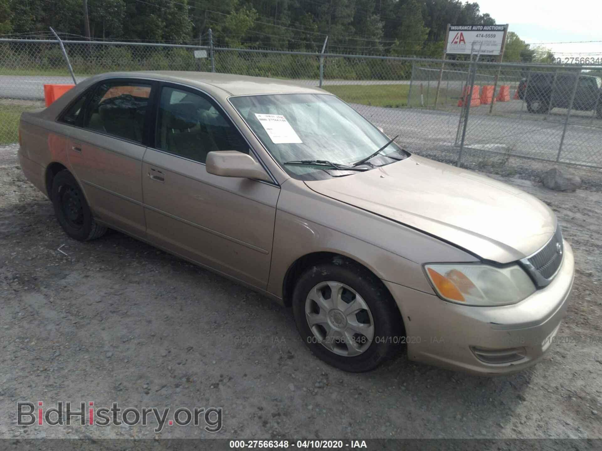 Photo 4T1BF28B42U225781 - TOYOTA AVALON 2002