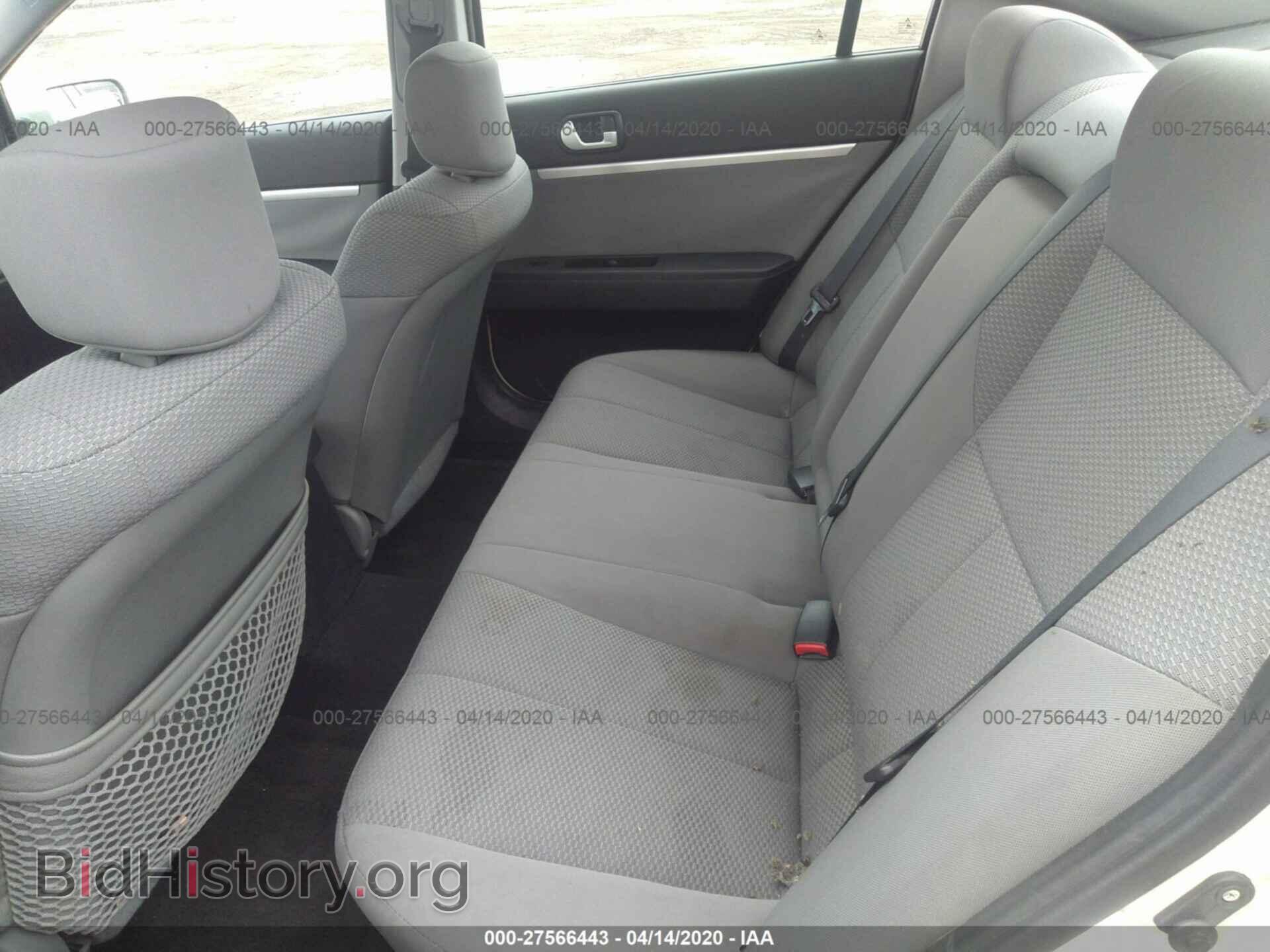 2008 MITSUBISHI GALANT - VIN: 4A3AB56F38E019077 - Фото 8