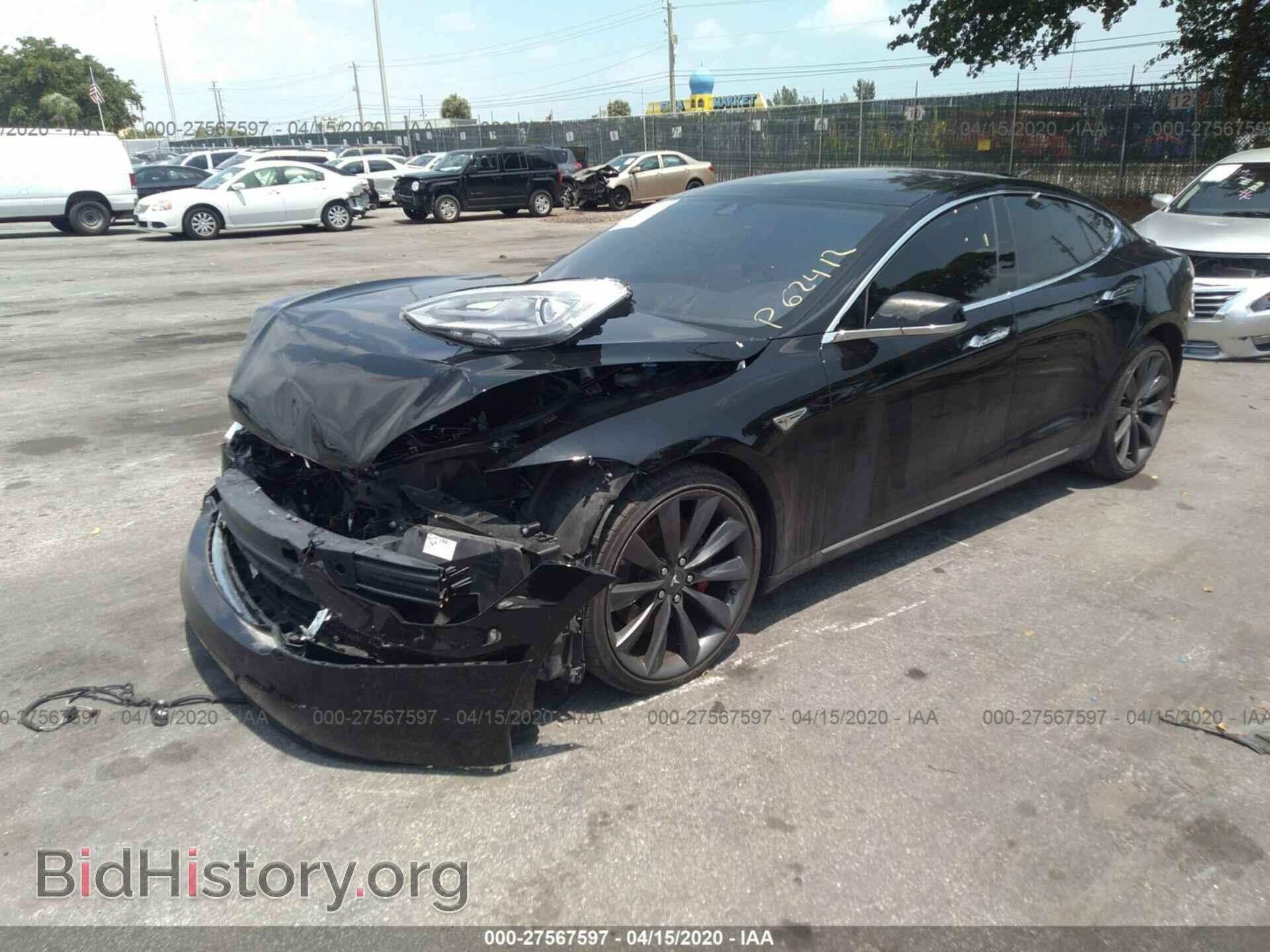 2014 TESLA MODEL S - VIN: 5YJSA1H23EFP62412 - Photo 2