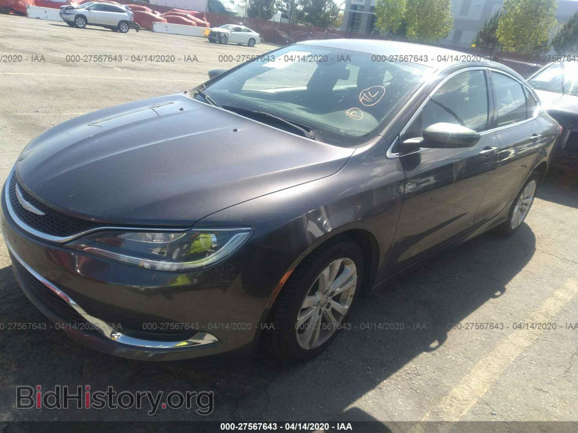 2016 CHRYSLER 200 - VIN: 1C3CCCAB5GN164707 - Фото 2