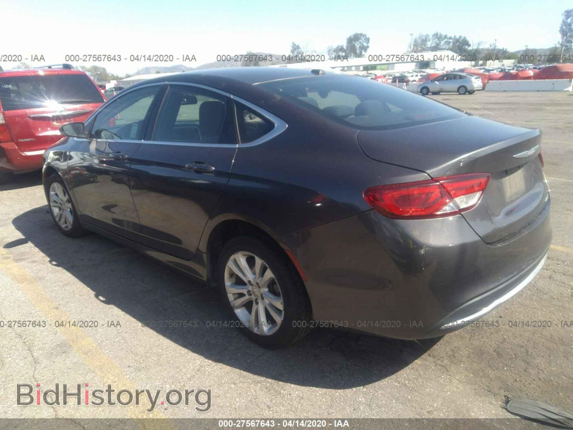 2016 CHRYSLER 200 - VIN: 1C3CCCAB5GN164707 - Фото 3