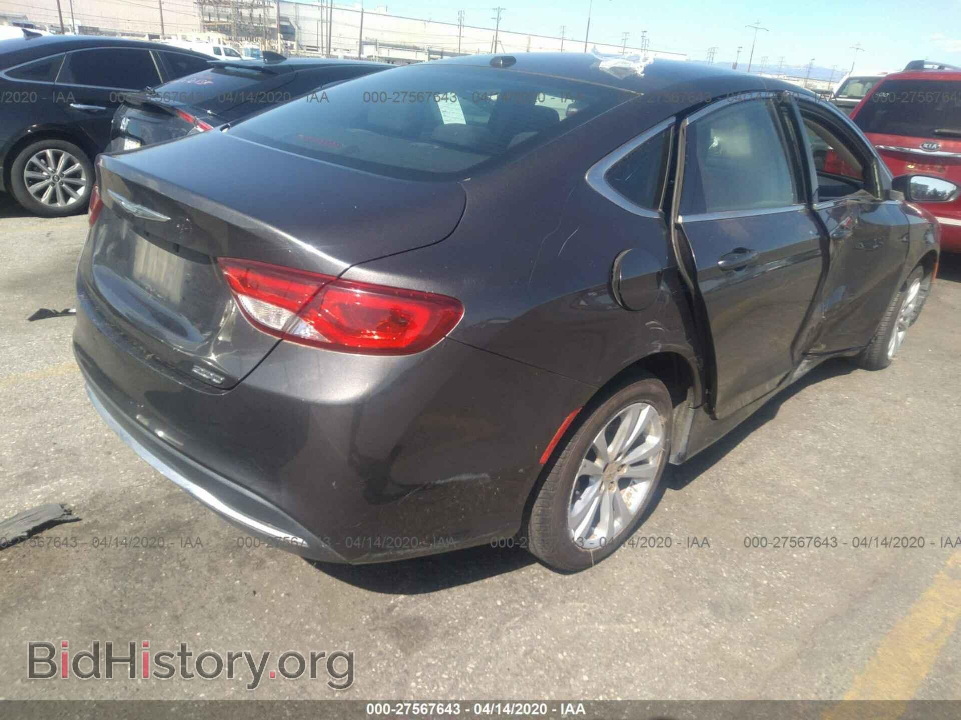 2016 CHRYSLER 200 - VIN: 1C3CCCAB5GN164707 - Фото 4