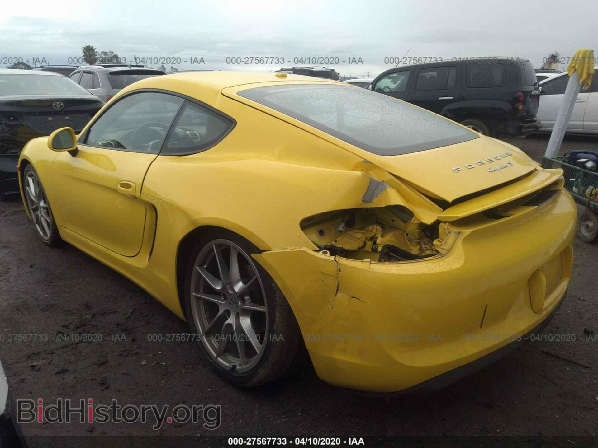 Фотография WP0AB2A80EK190179 - PORSCHE CAYMAN 2014