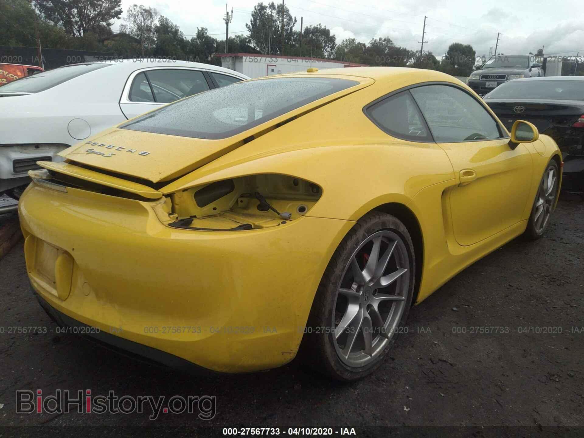 2014 PORSCHE CAYMAN - VIN: WP0AB2A80EK190179 - Фото 2