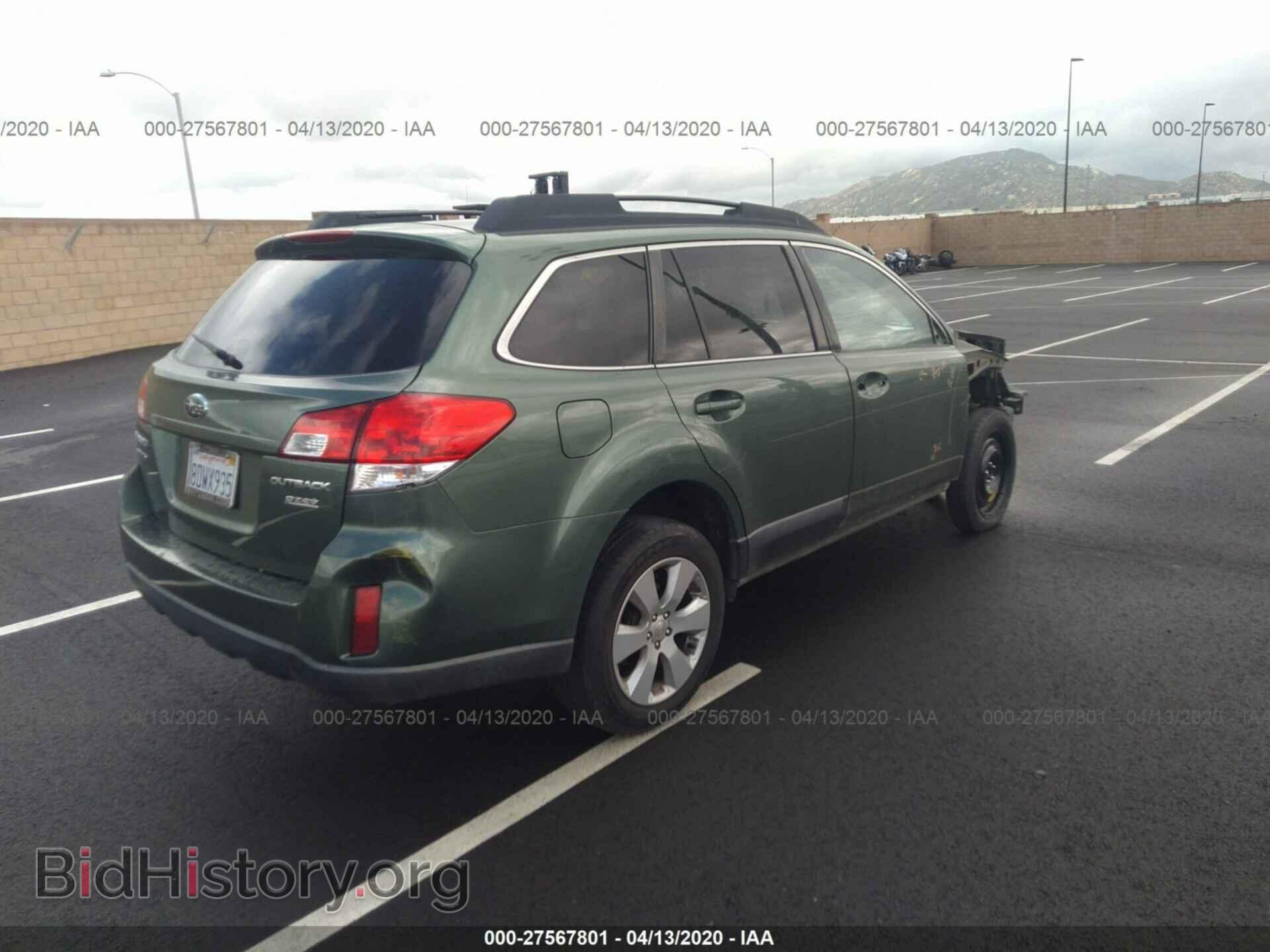 2012 SUBARU OUTBACK - VIN: 4S4BRBCC6C3234142 - Фото 4