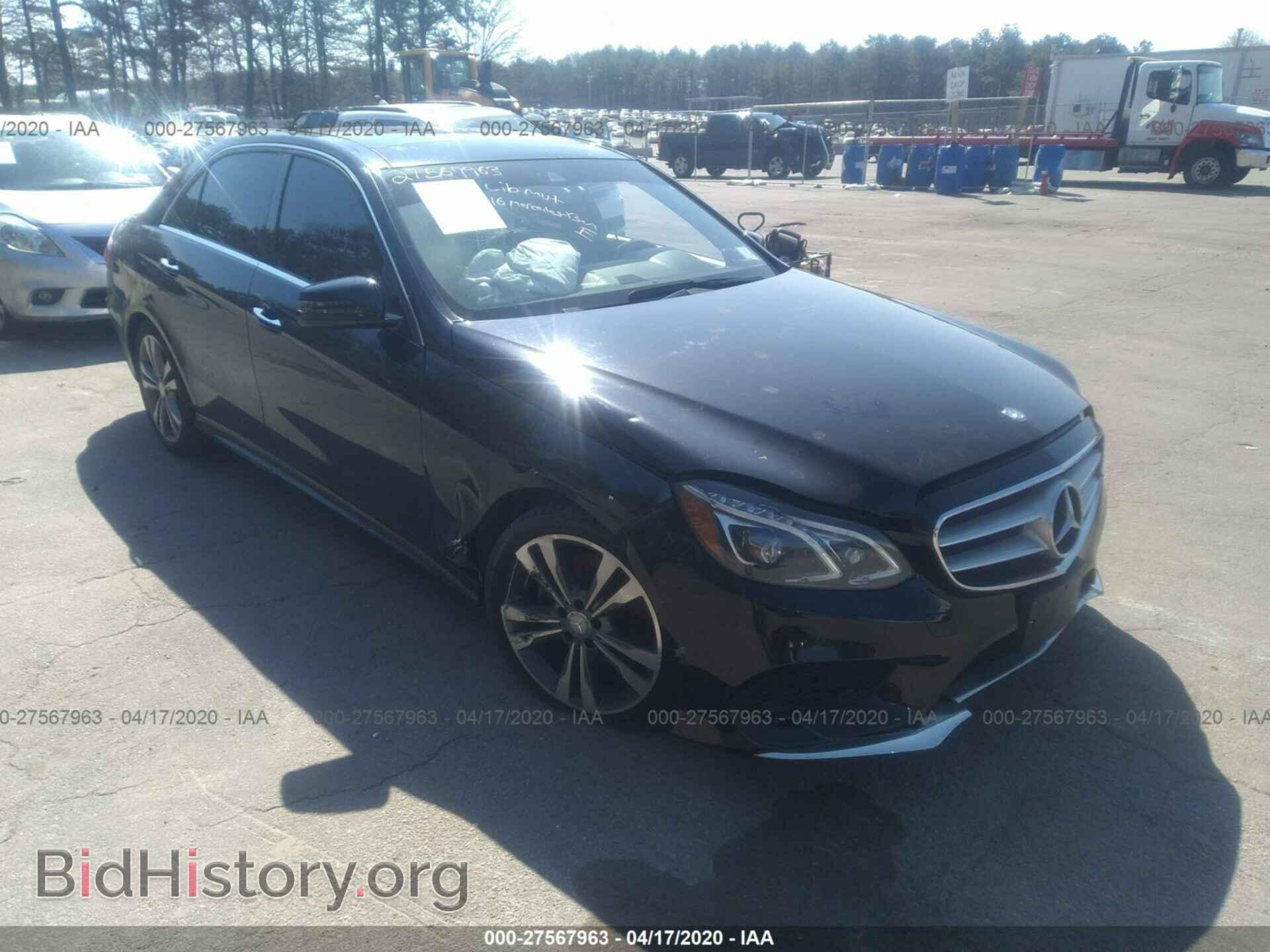 Photo WDDHF8JB0GB198616 - MERCEDES-BENZ E 2016