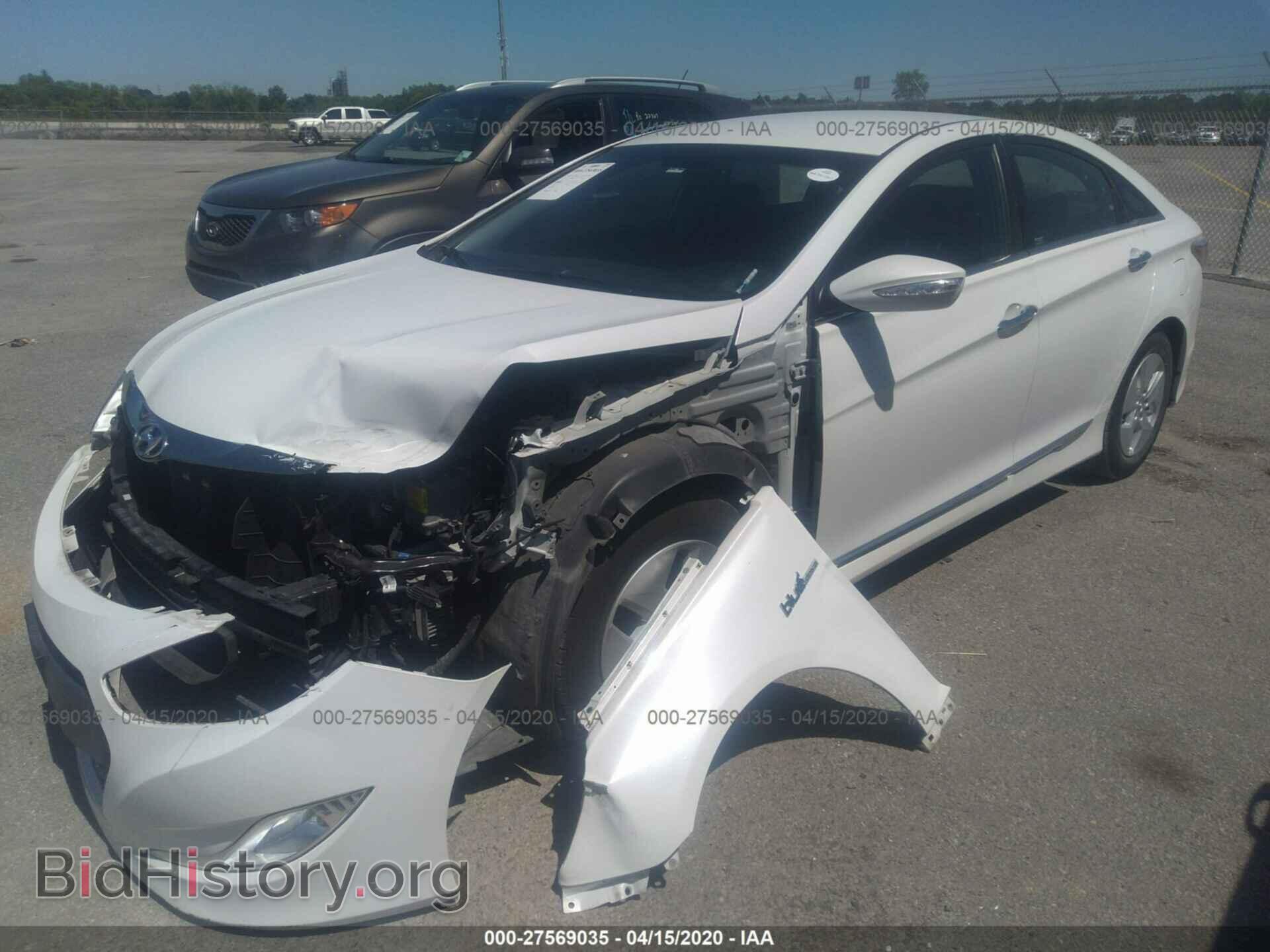 2012 HYUNDAI SONATA - VIN: KMHEC4A46CA032001 - Фото 2