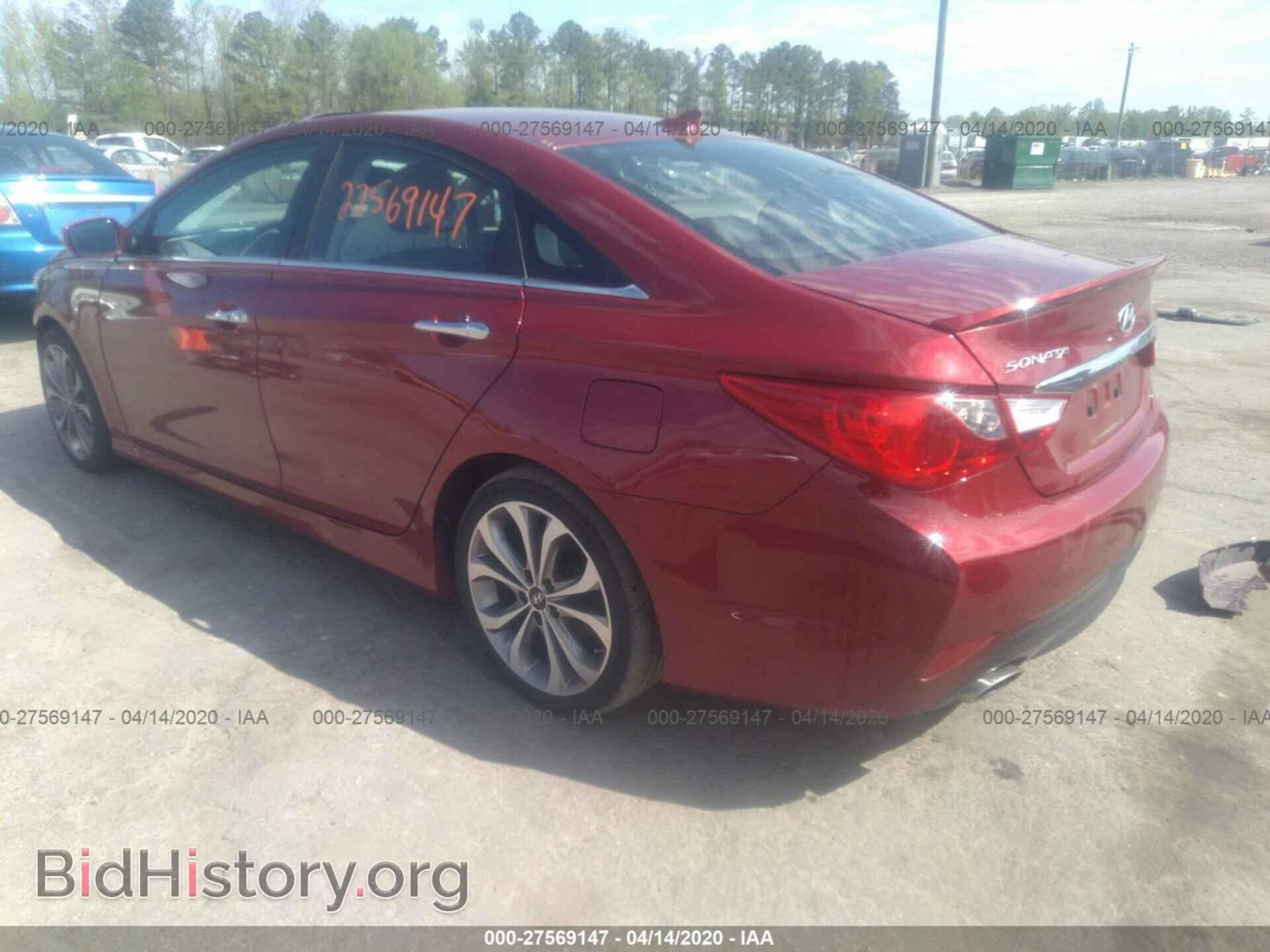 2014 HYUNDAI SONATA - VIN: 5NPEC4AC5EH874402 - Фото 3