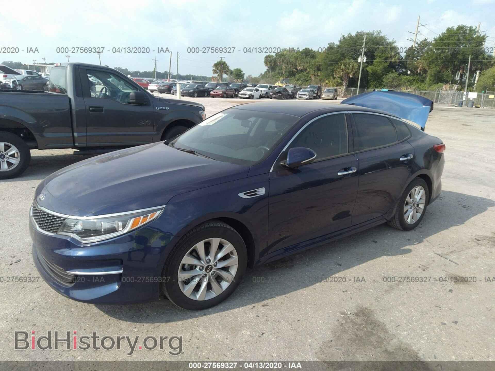 2018 KIA OPTIMA - VIN: 5XXGU4L35JG221349 - Фото 2