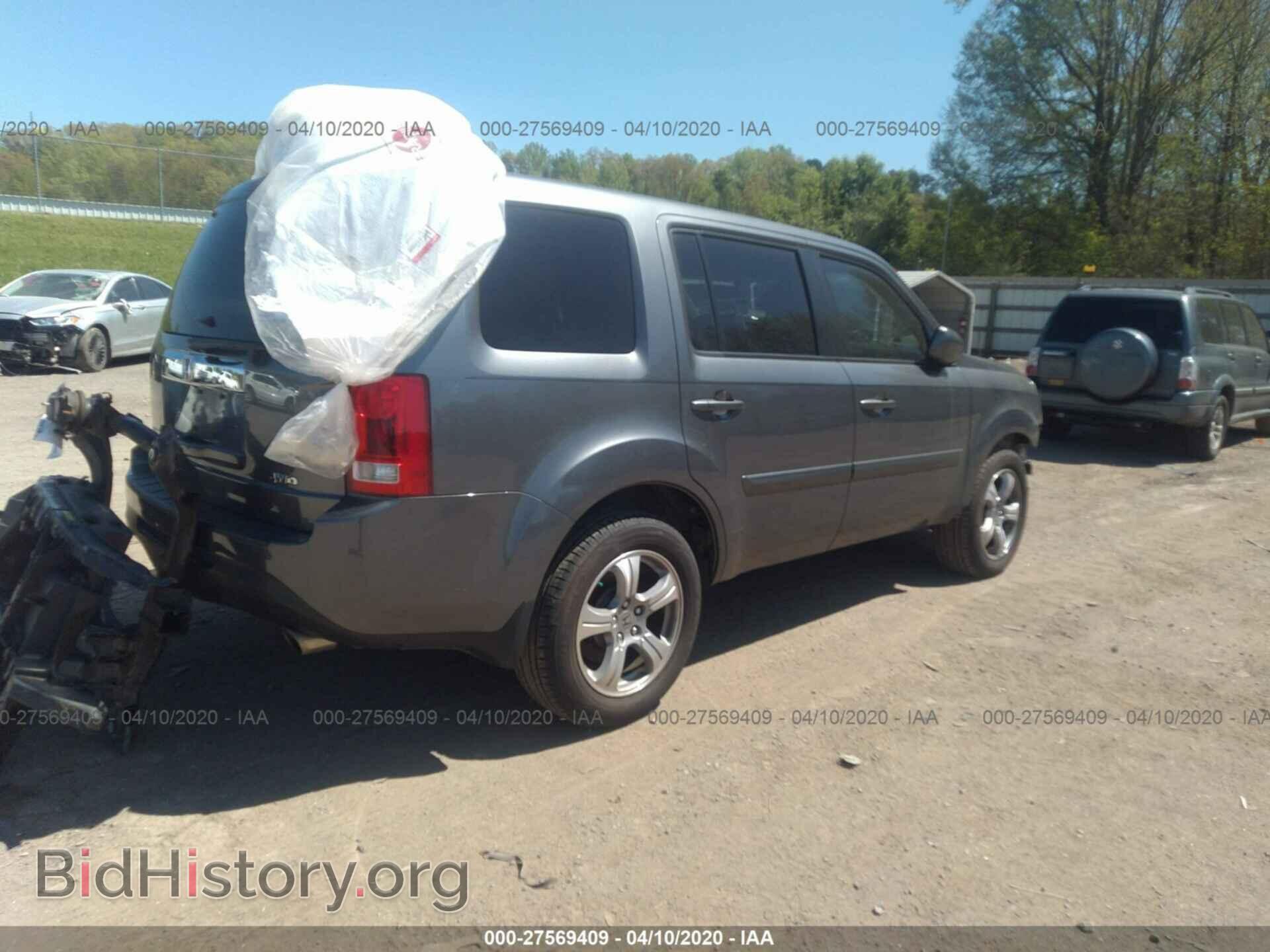 2013 HONDA PILOT - VIN: 5FNYF4H52DB037289 - Фото 4