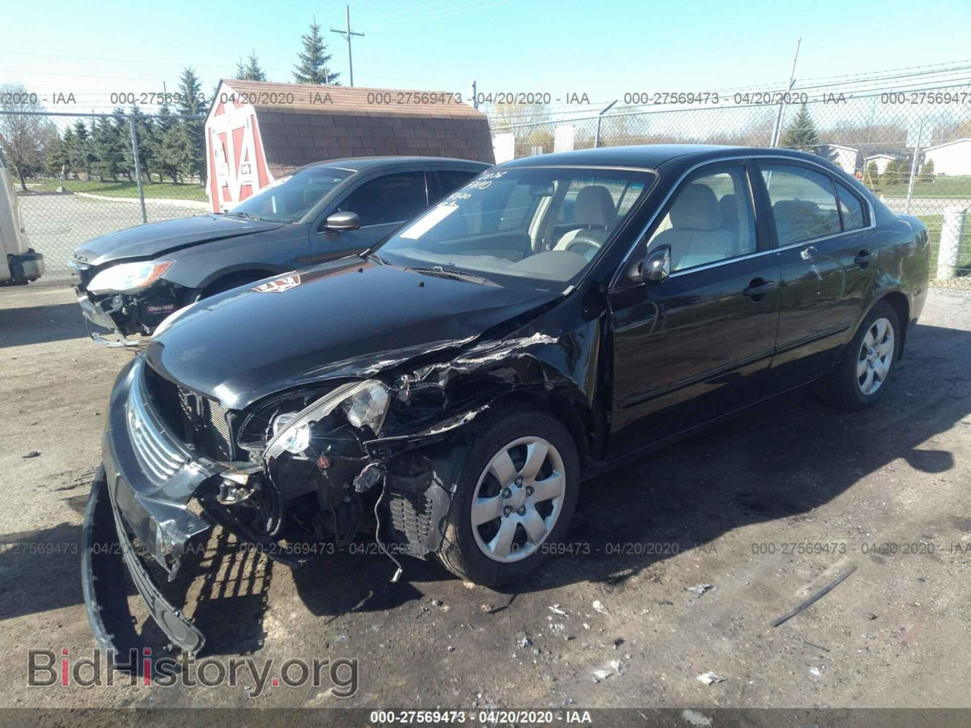 2008 KIA OPTIMA - VIN: KNAGE123785250036 - Фото 2