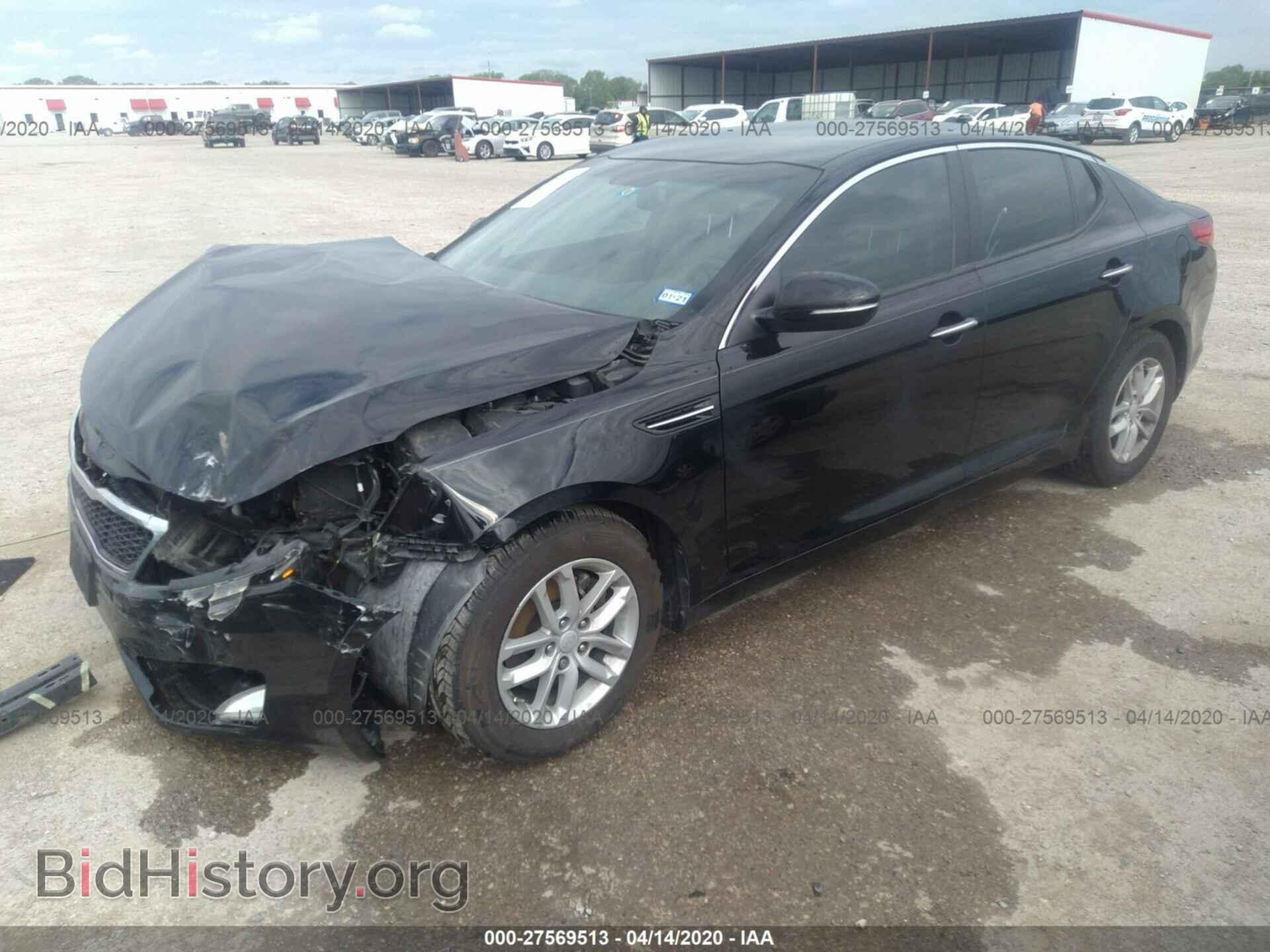2013 KIA OPTIMA - VIN: KNAGM4A74D5307876 - Фото 2