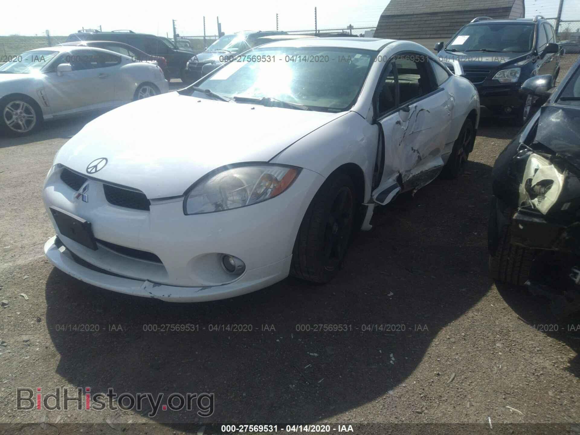 2008 MITSUBISHI ECLIPSE - VIN: 4A3AK64F38E035739 - Фото 2