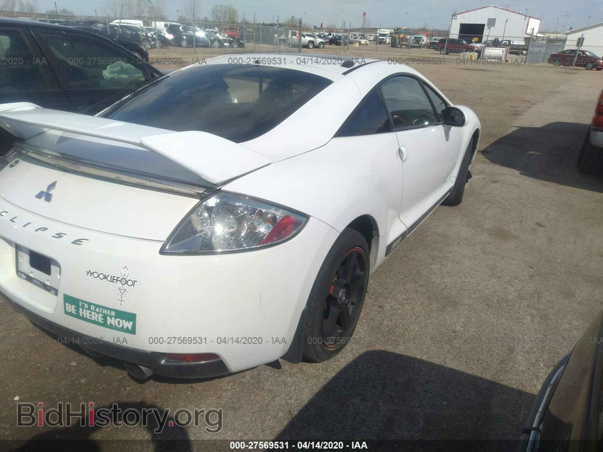 2008 MITSUBISHI ECLIPSE - VIN: 4A3AK64F38E035739 - Фото 4