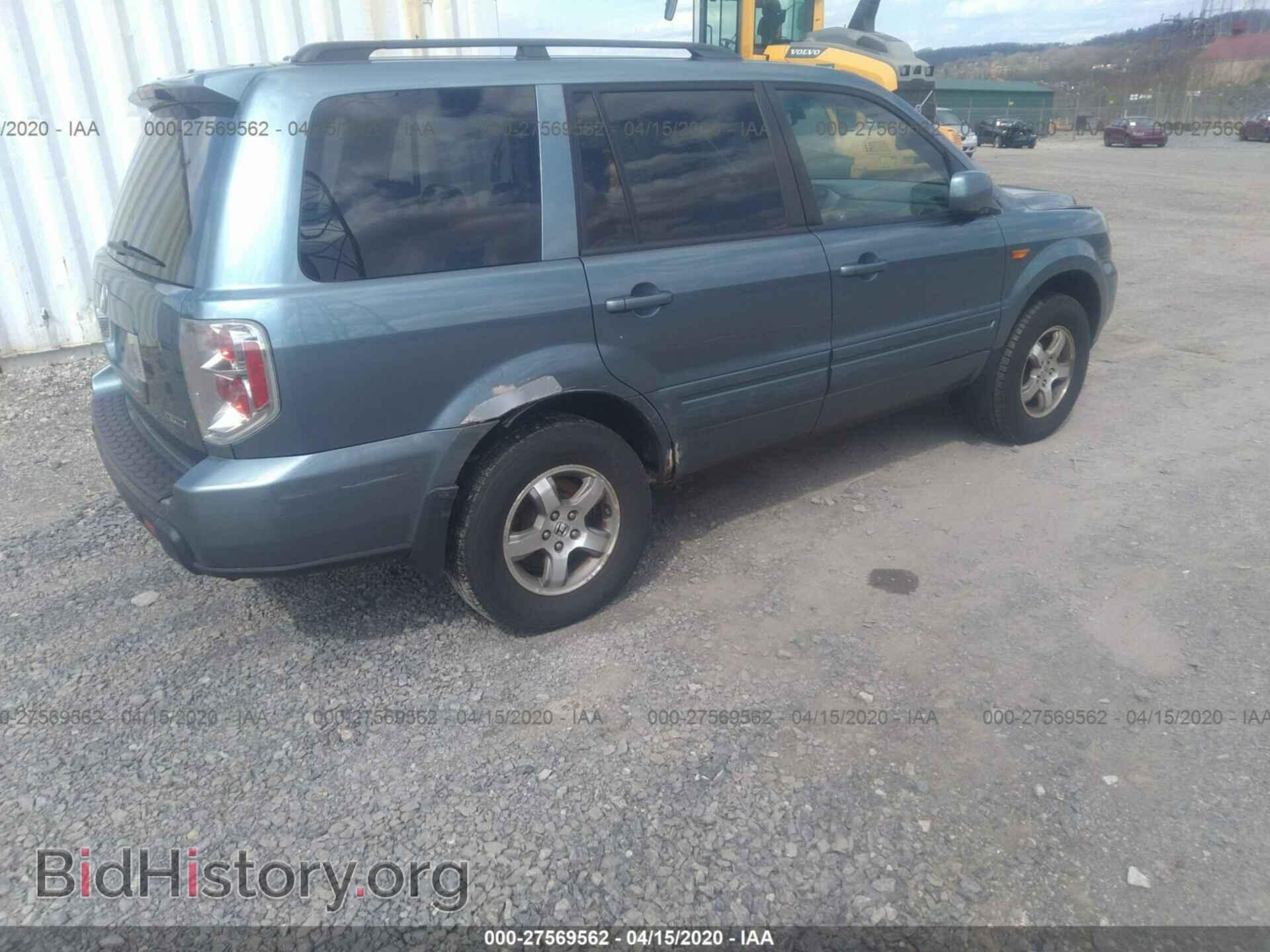 2006 HONDA PILOT - VIN: 2HKYF18616H547242 - Фото 4